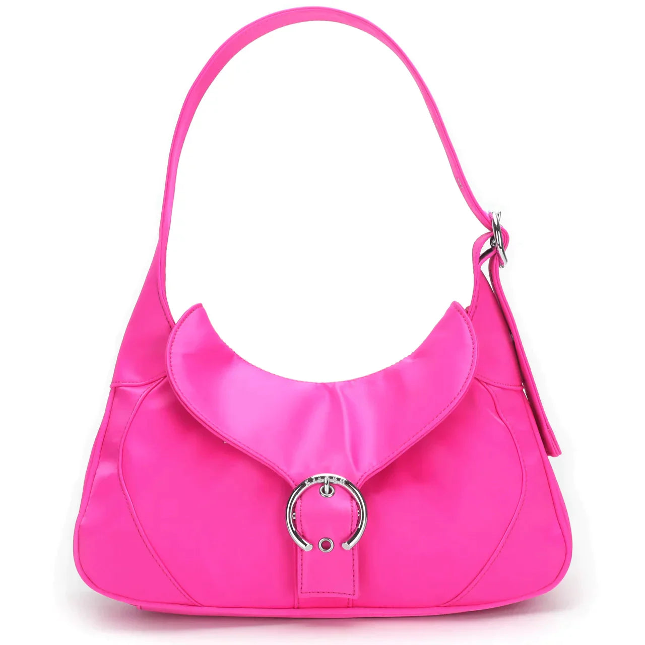 THE RECYCLED THEA SHOULDER BAG - BARBIECORE PINK  - VIA SILFEN | Only €69 | NOW AVAILABLE TO SHOP at IAMINHATELOVE