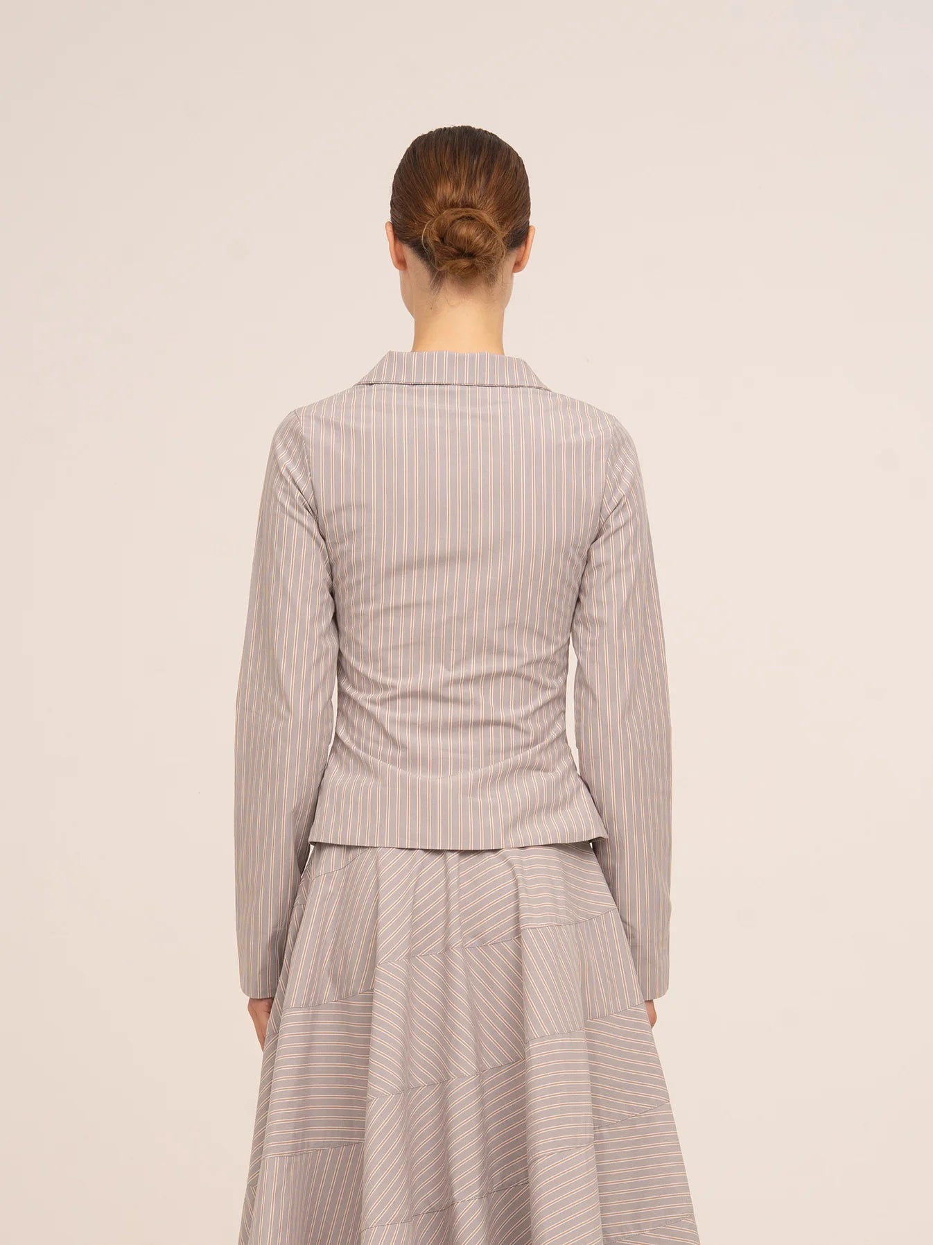 THE MIDNIGHT STRIPED GREY SHIRT  - VIA CARMEN SAYS | Only €75 | NOW AVAILABLE TO SHOP at IAMINHATELOVE 