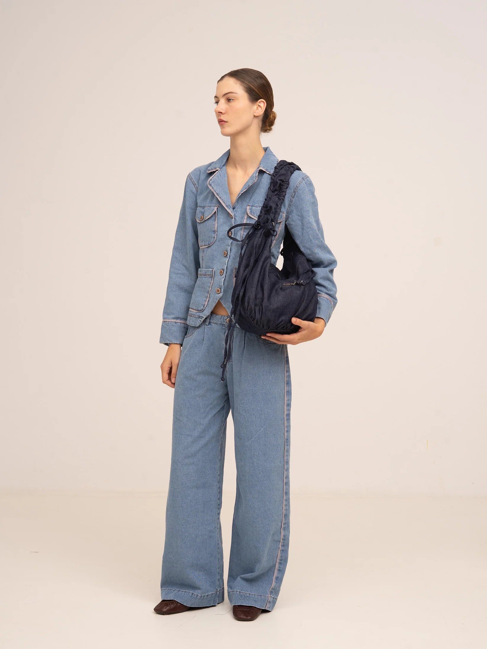 THE FLASH DENIM WIDE LEG DENIM PANTS  - VIA CARMEN SAYS | Only €83 | NOW AVAILABLE TO SHOP at IAMINHATELOVE 