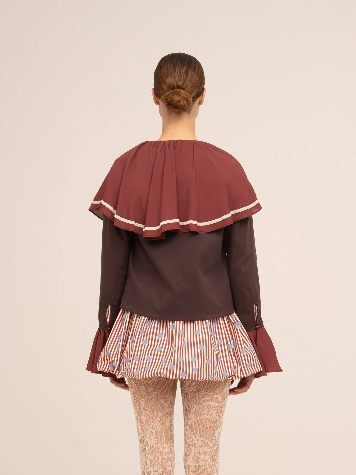 THE FROSTED BROWN CAPE JACKET  - VIA CARMEN SAYS | Only €105 | NOW AVAILABLE TO SHOP at IAMINHATELOVE 