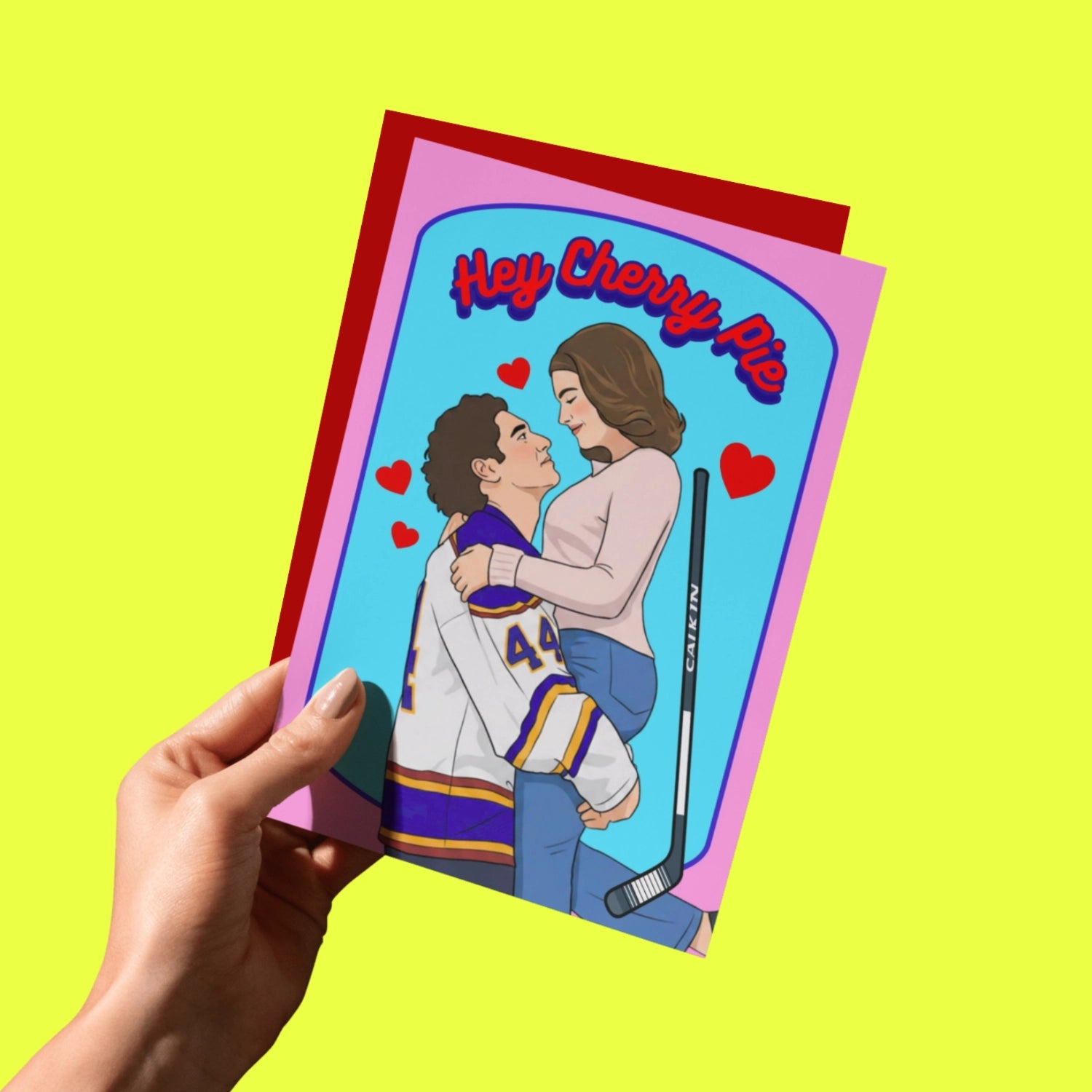 THE HEY CHERRY PIE <3 GREETING CARD  - VIA IAMINHATELOVE | Only €4 | NOW AVAILABLE TO SHOP at IAMINHATELOVE 