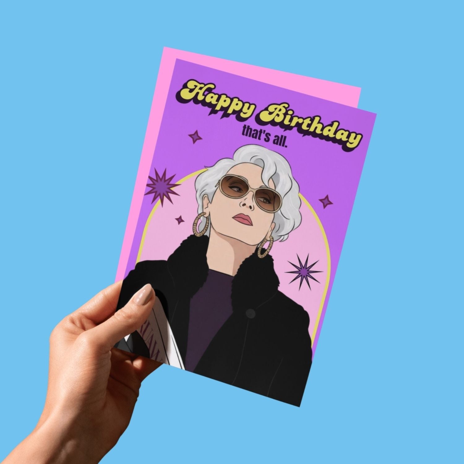 THE HAPPY BIRTHDAY, THAT'S ALL! GREETING CARD  - VIA IAMINHATELOVE | Only €4 | NOW AVAILABLE TO SHOP at IAMINHATELOVE 