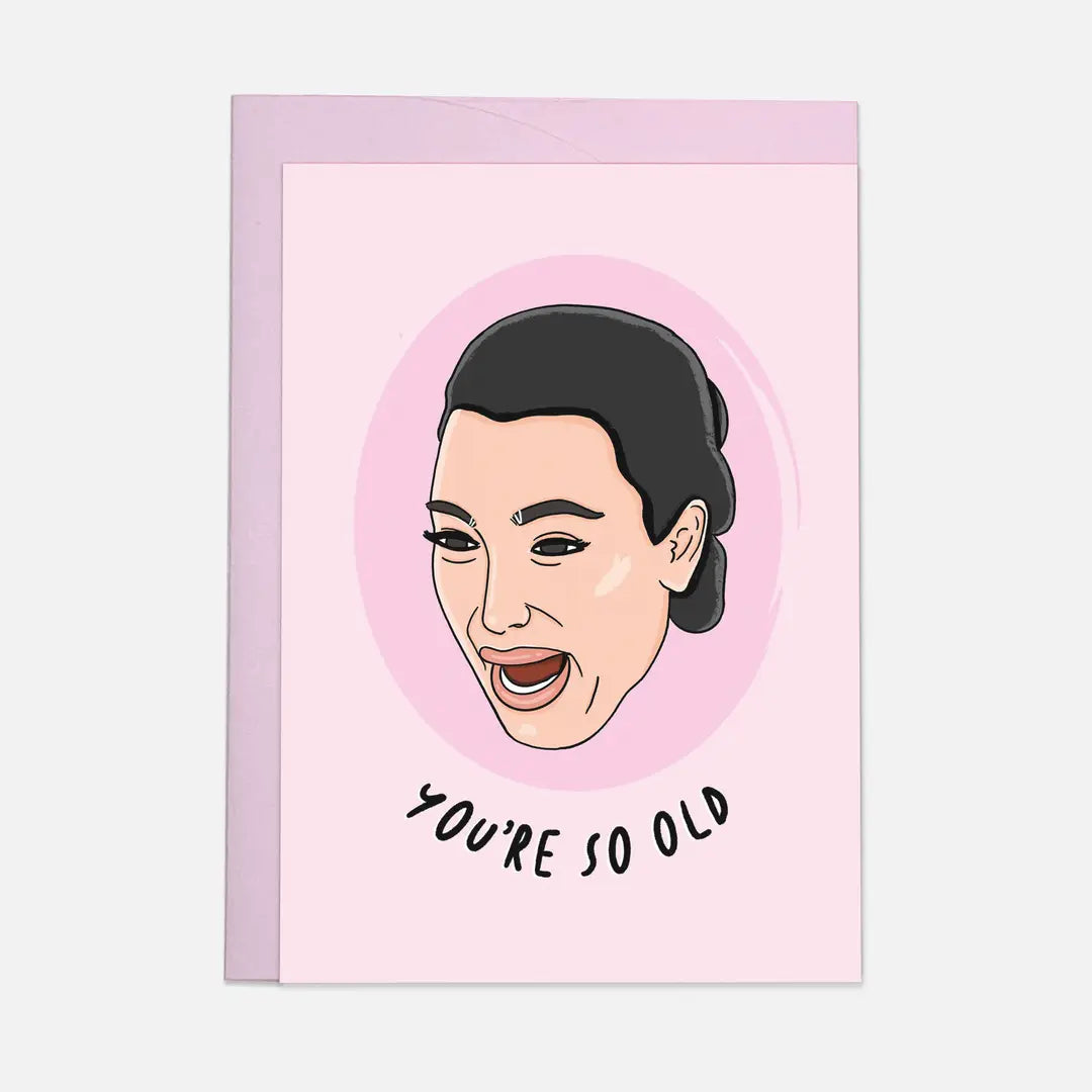 THE U ARE SO OLD! GREETING CARD  - VIA IAMINHATELOVE | Only €4 | NOW AVAILABLE TO SHOP at IAMINHATELOVE 