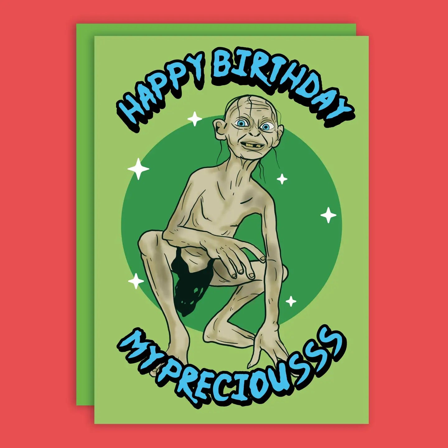 THE MY PRECIOUS! GREETING CARD  - VIA IAMINHATELOVE | Only €4 | NOW AVAILABLE TO SHOP at IAMINHATELOVE 