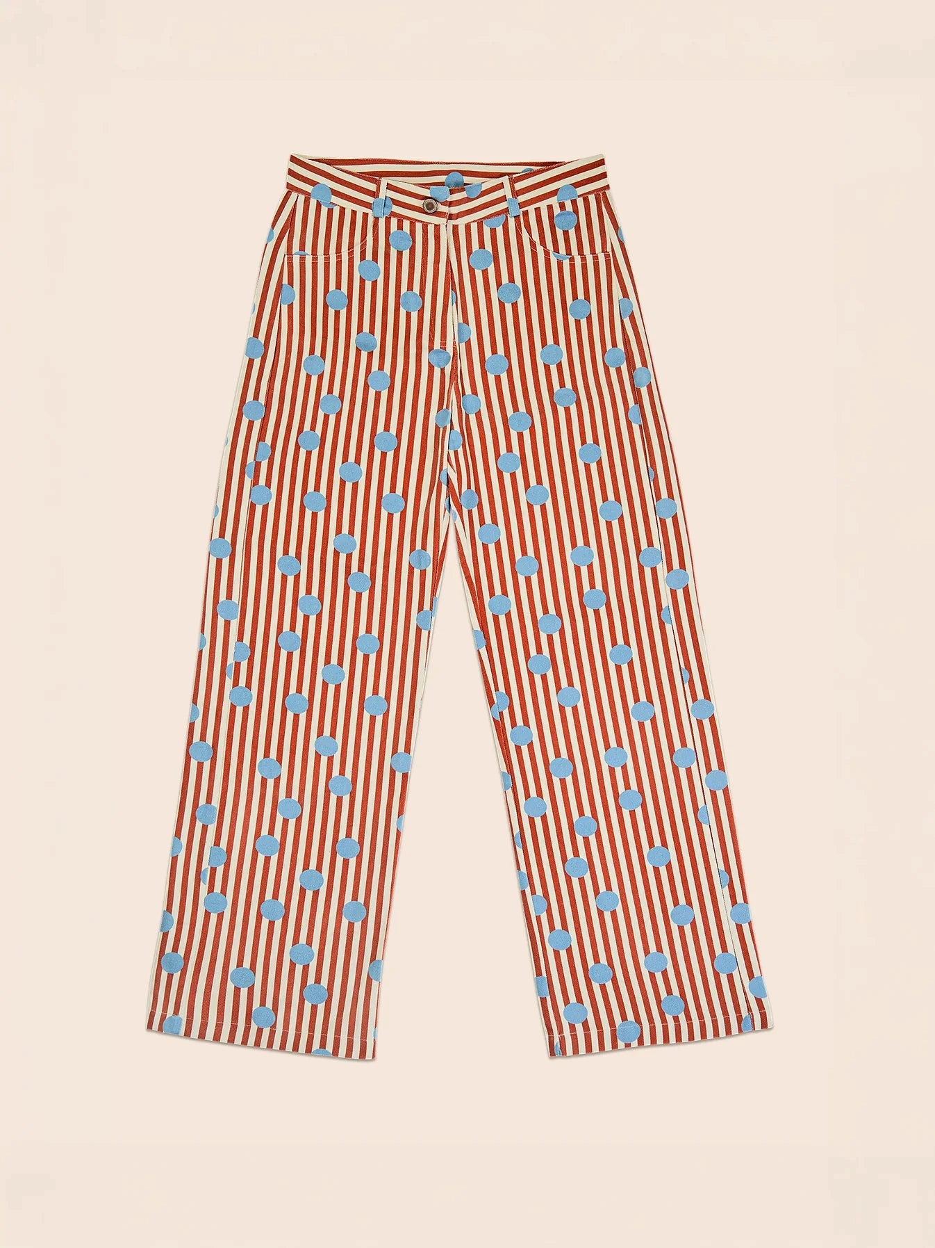 THE DOLL RED STRIPED DENIM  - VIA CARMEN SAYS | Only €83 | NOW AVAILABLE TO SHOP at IAMINHATELOVE 