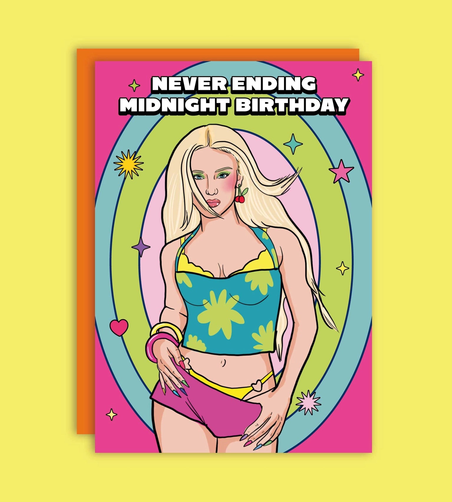THE NEVERENDING MIDNIGHT BDAY! GREETING CARD  - VIA IAMINHATELOVE | Only €4 | NOW AVAILABLE TO SHOP at IAMINHATELOVE 
