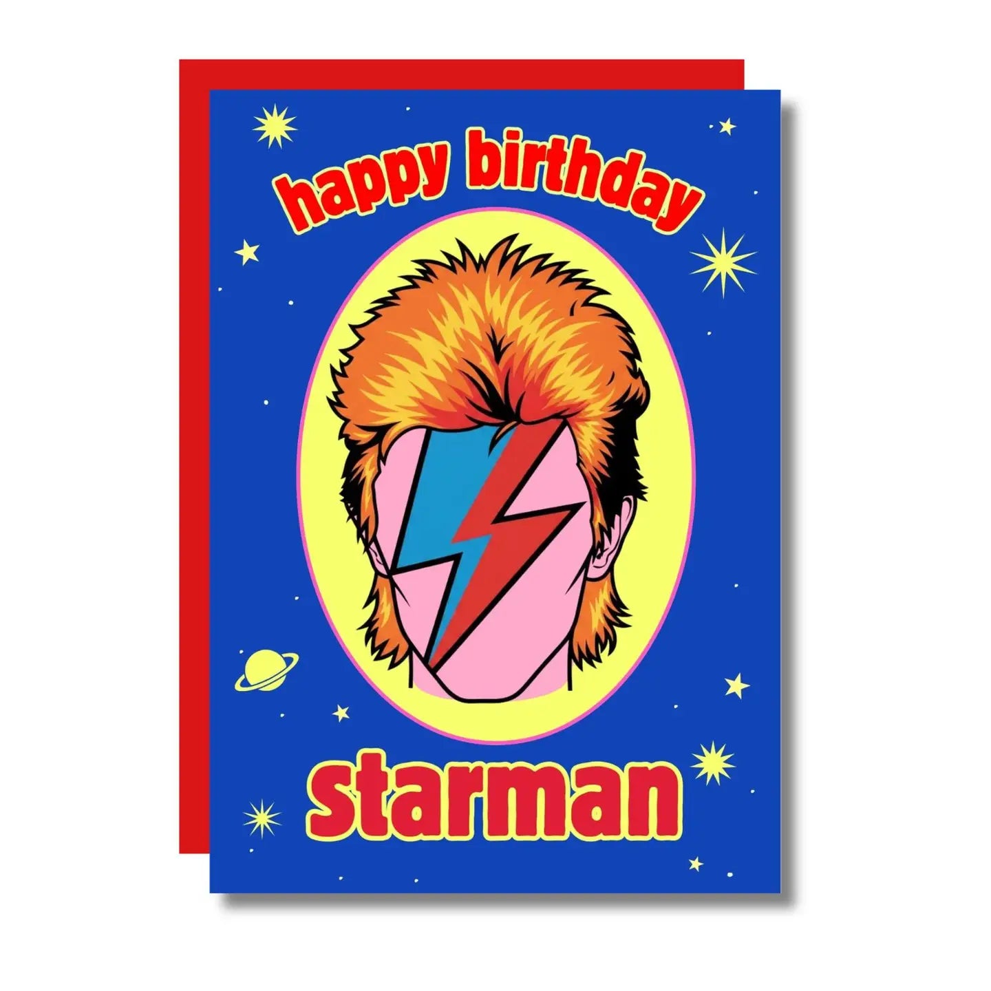THE STARMAN BDAY GREETING CARD  - VIA IAMINHATELOVE | Only €4 | NOW AVAILABLE TO SHOP at IAMINHATELOVE 