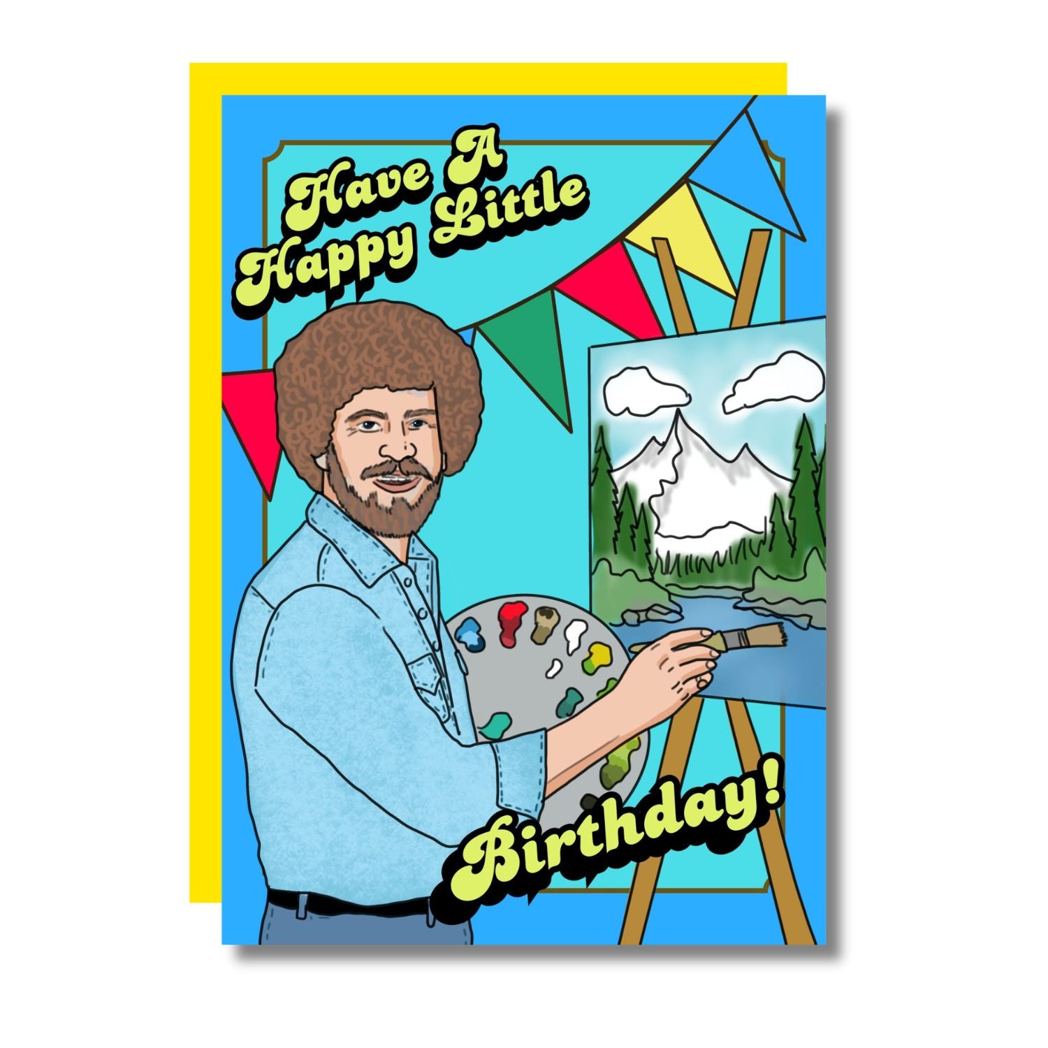 THE HAVE A HAPPY LITTLE BIRTHDAY! B - ROSS GREETING CARD  - VIA IAMINHATELOVE | Only €4 | NOW AVAILABLE TO SHOP at IAMINHATELOVE 