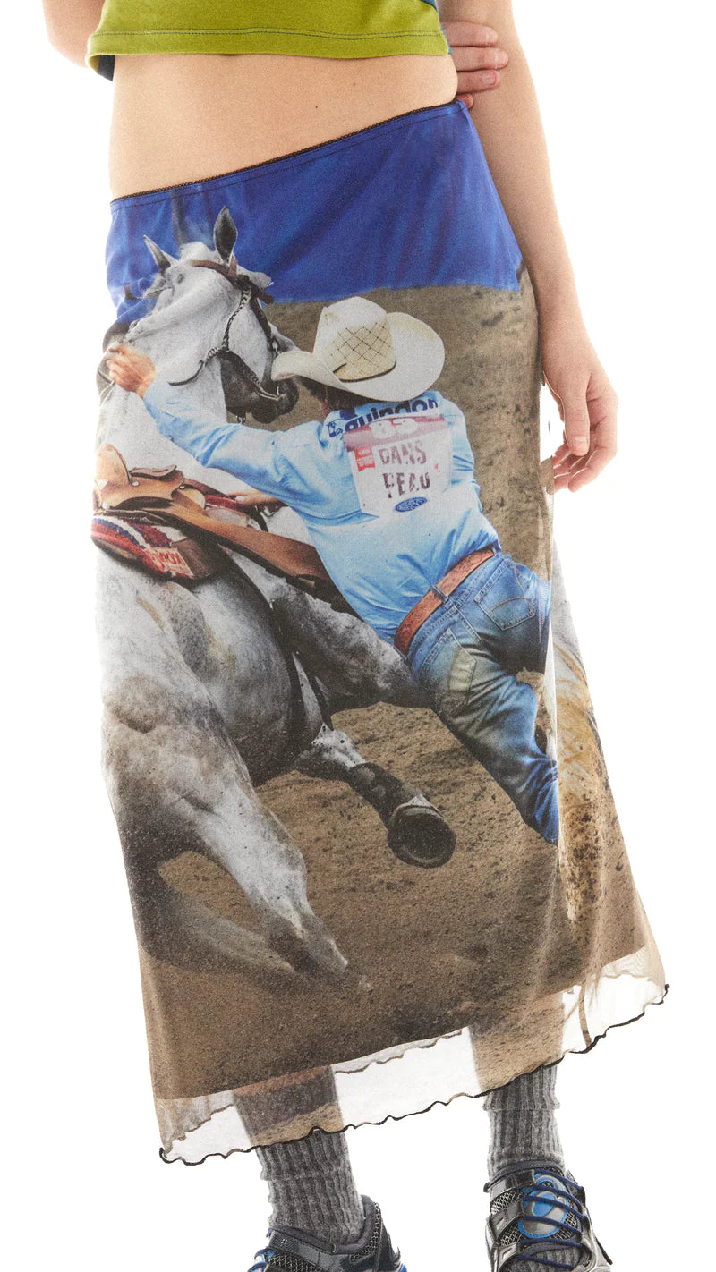 RODEO SKIRT  - VIA BASIC PLEASURE MODE | Only €54 | NOW AVAILABLE TO SHOP at IAMINHATELOVE