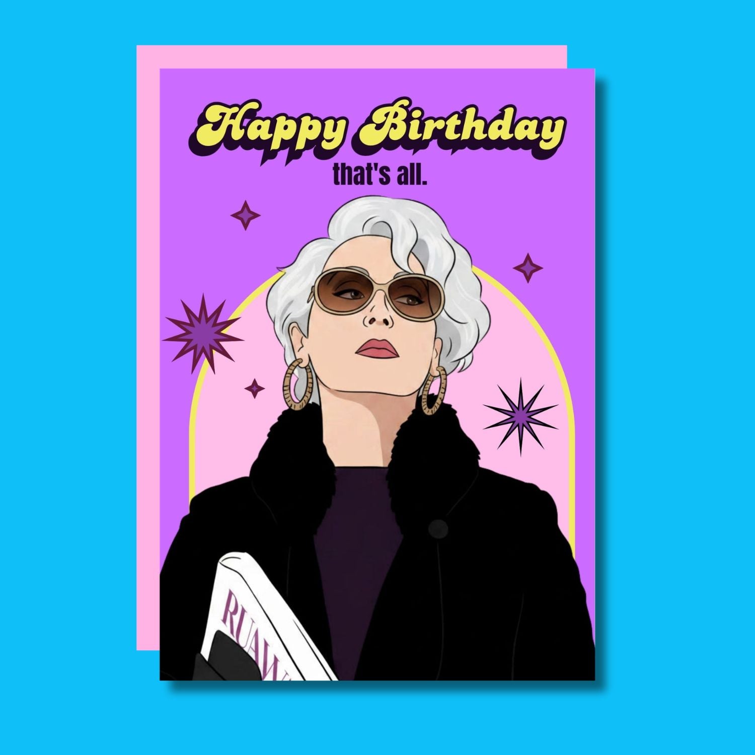 THE HAPPY BIRTHDAY, THAT'S ALL! GREETING CARD  - VIA IAMINHATELOVE | Only €4 | NOW AVAILABLE TO SHOP at IAMINHATELOVE 