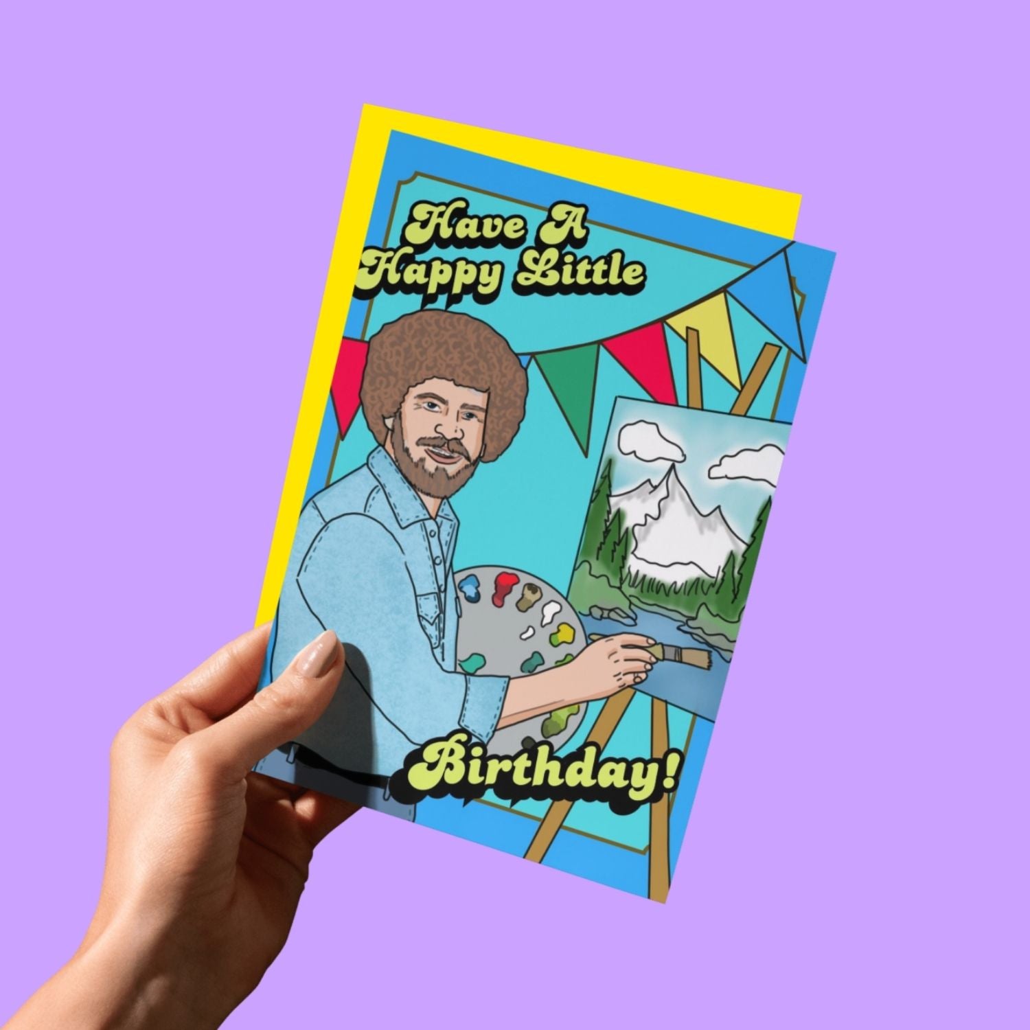 THE HAVE A HAPPY LITTLE BIRTHDAY! B - ROSS GREETING CARD  - VIA IAMINHATELOVE | Only €4 | NOW AVAILABLE TO SHOP at IAMINHATELOVE 