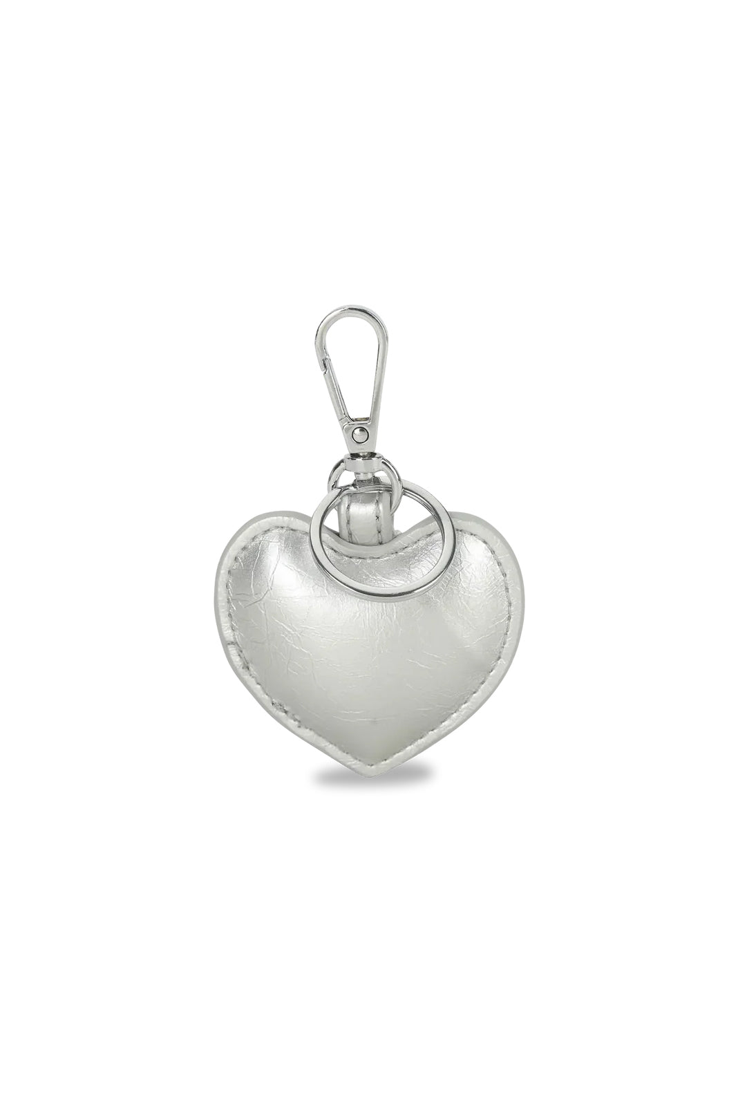 THE SILFEN STUDIO BAG CHARM - SILVER HEART  - VIA SILFEN STUDIO | Only €15 | NOW AVAILABLE TO SHOP at IAMINHATELOVE 