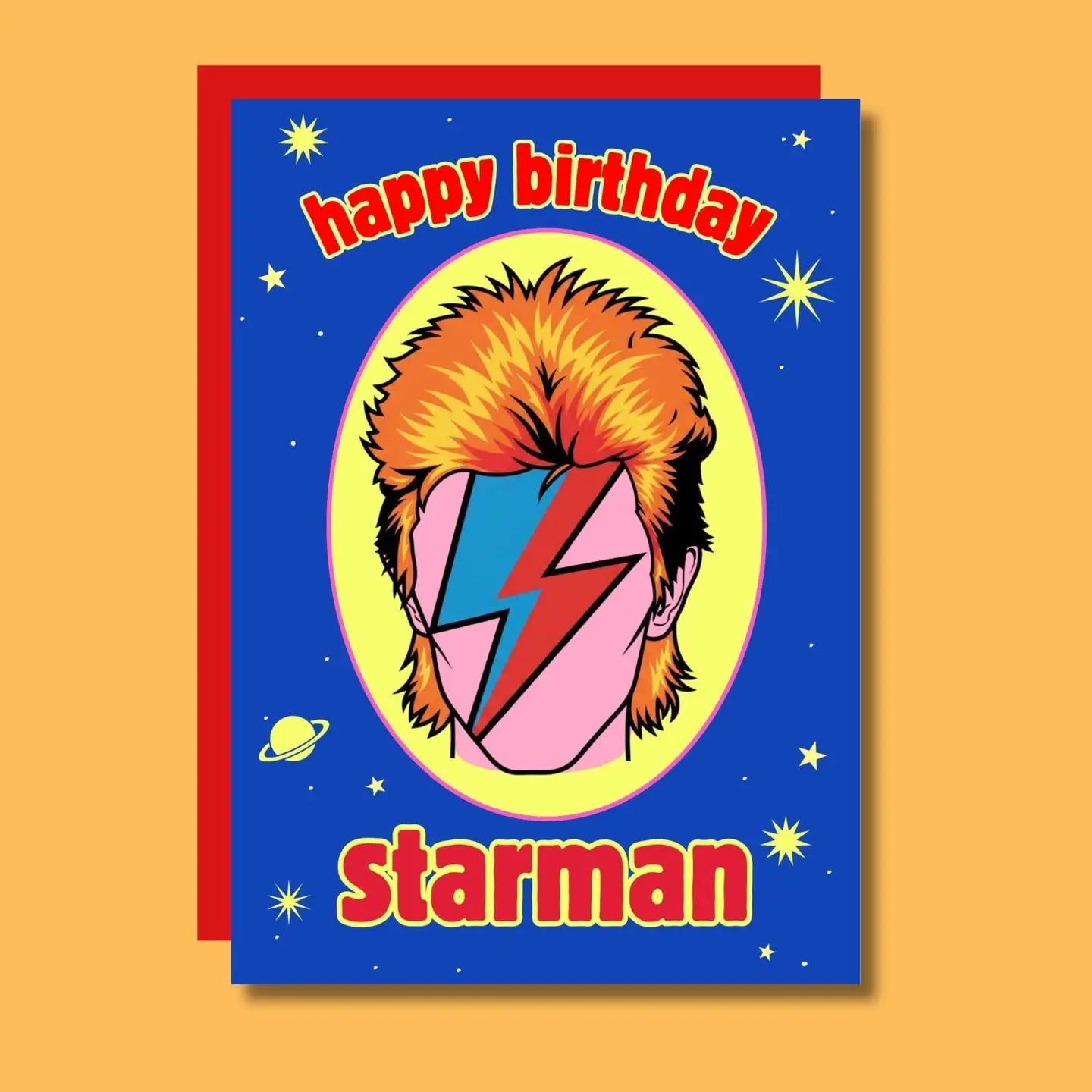 THE STARMAN BDAY GREETING CARD  - VIA IAMINHATELOVE | Only €4 | NOW AVAILABLE TO SHOP at IAMINHATELOVE 
