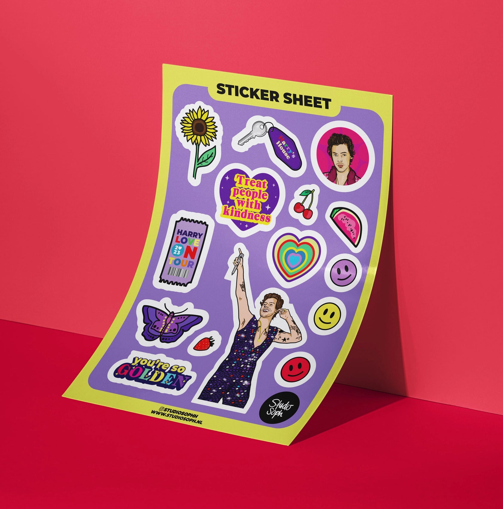 THE HARRY TO MY STYLES! STICKER SHEET  - VIA IAMINHATELOVE | Only €6 | NOW AVAILABLE TO SHOP at IAMINHATELOVE 