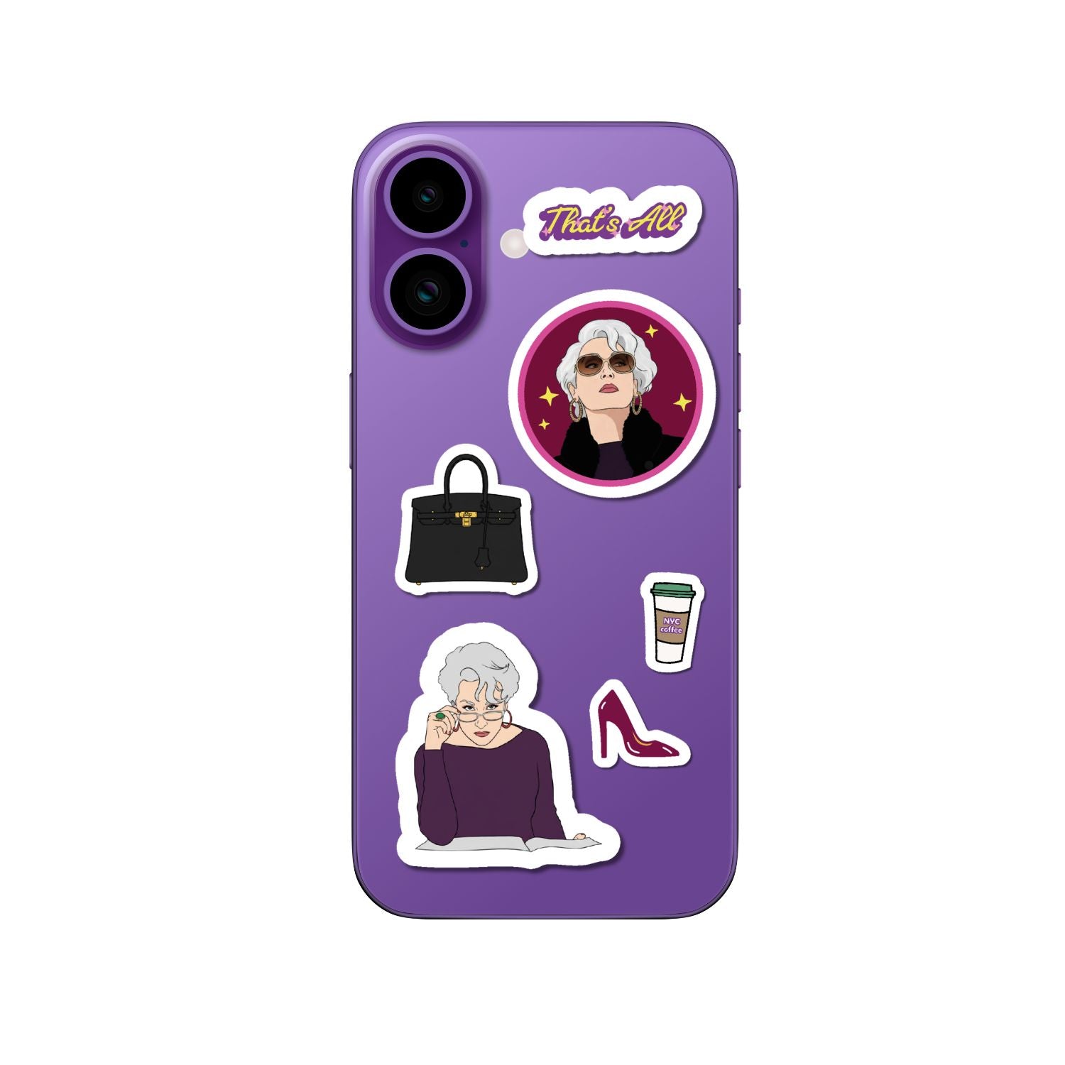 THE D WEARS FASHUN! STICKER SHEET  - VIA IAMINHATELOVE | Only €6 | NOW AVAILABLE TO SHOP at IAMINHATELOVE 