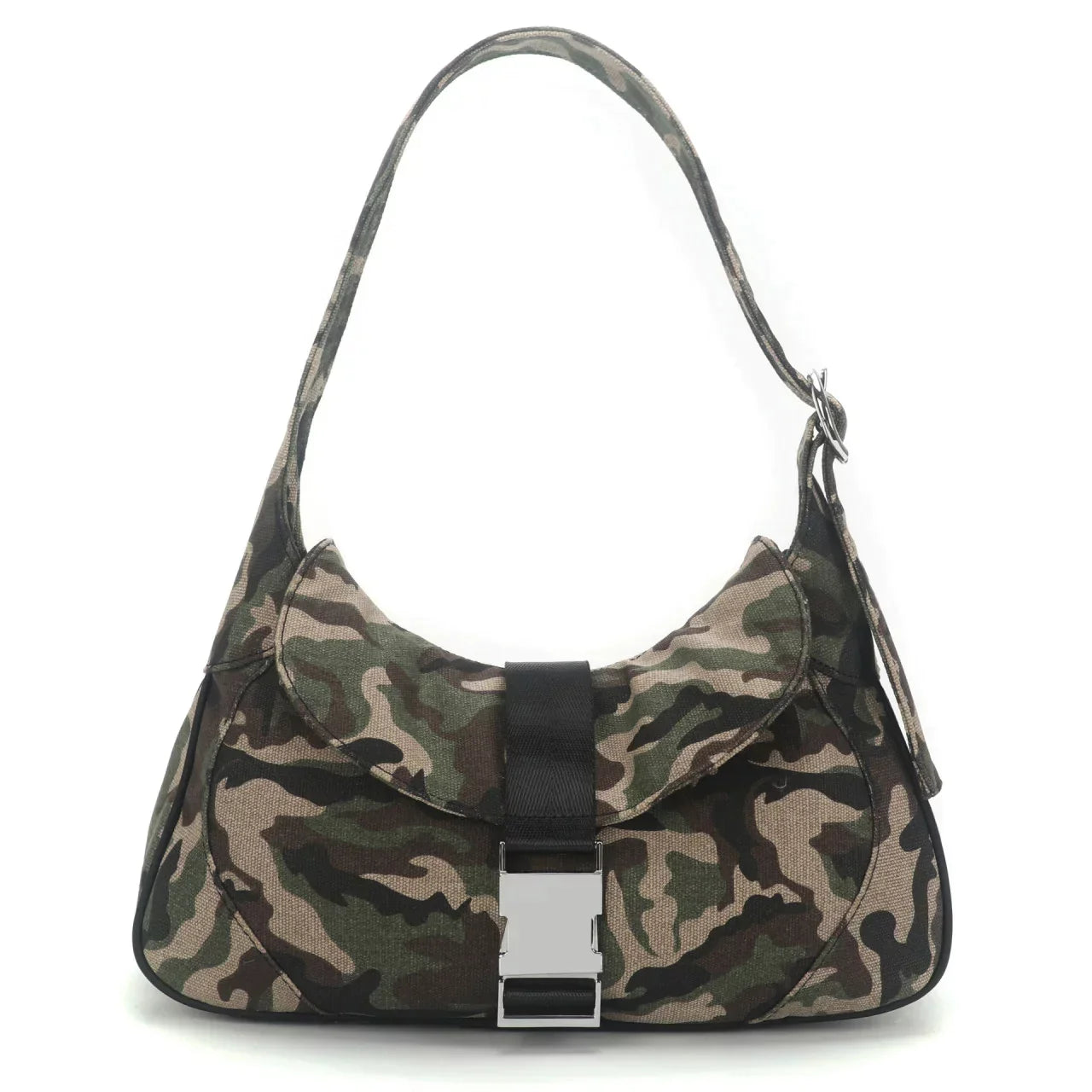 THE THEA SHOULDER BAG - CAMOUFLAGE GREEN  - VIA SILFEN | Only €72 | NOW AVAILABLE TO SHOP at IAMINHATELOVE