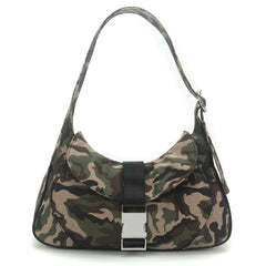 THE THEA SHOULDER BAG - CAMOUFLAGE GREEN
