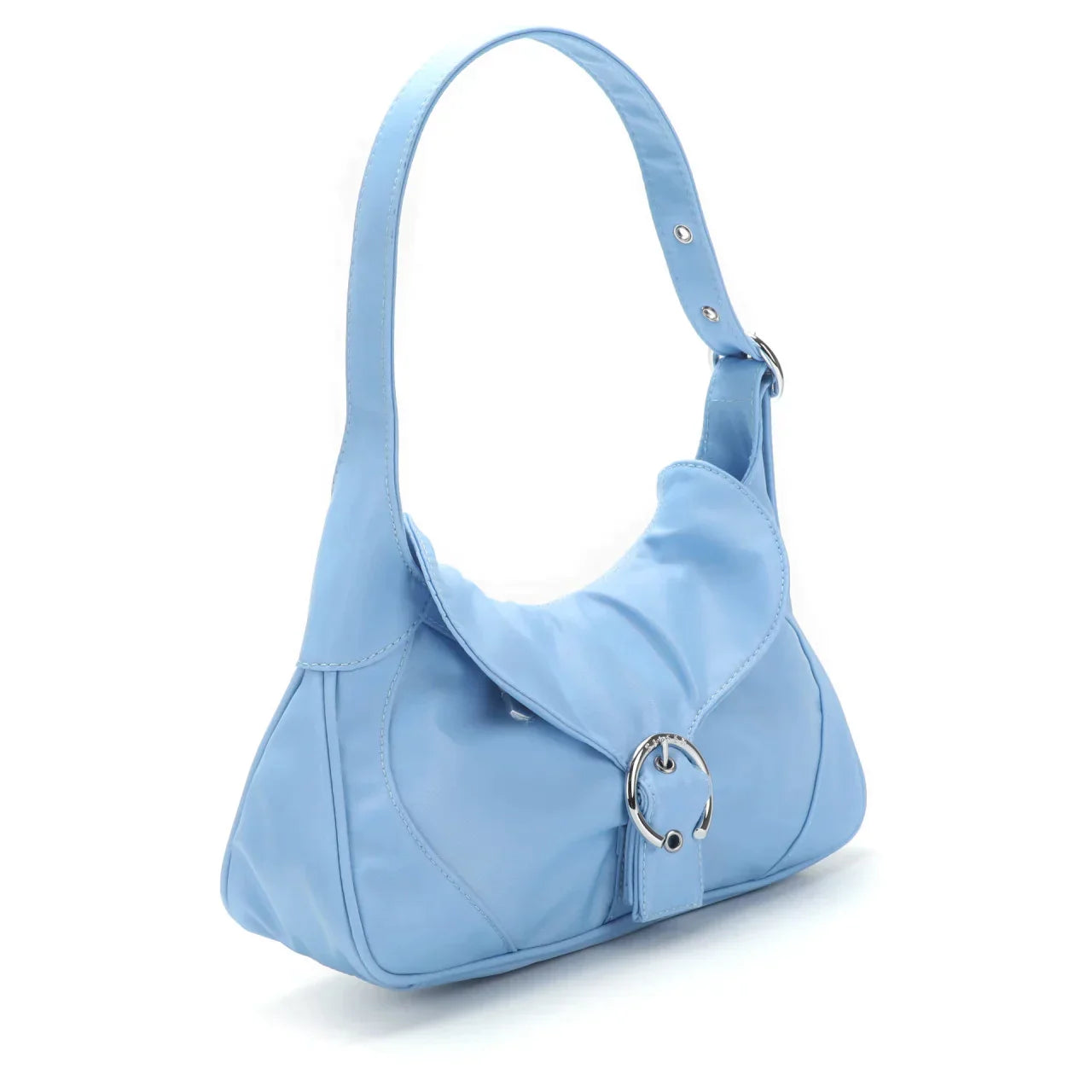THE RECYCLED THEA SHOULDER BAG - PERIWINKLE  - VIA SILFEN | Only €69 | NOW AVAILABLE TO SHOP at IAMINHATELOVE