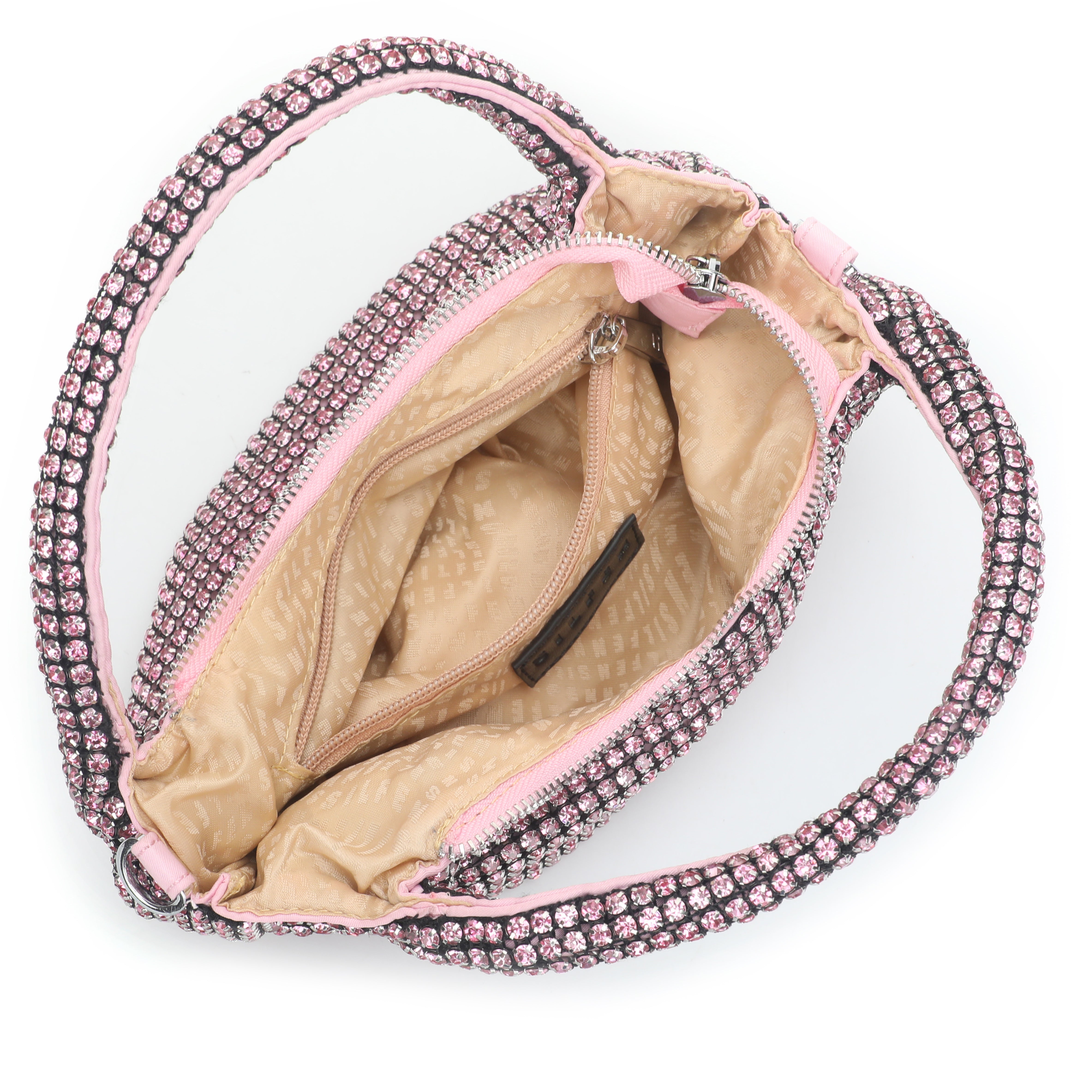 THE MINI MONA PARTY HANDBAG - SPARKLY PINK  - VIA SILFEN | Only €72 | NOW AVAILABLE TO SHOP at IAMINHATELOVE