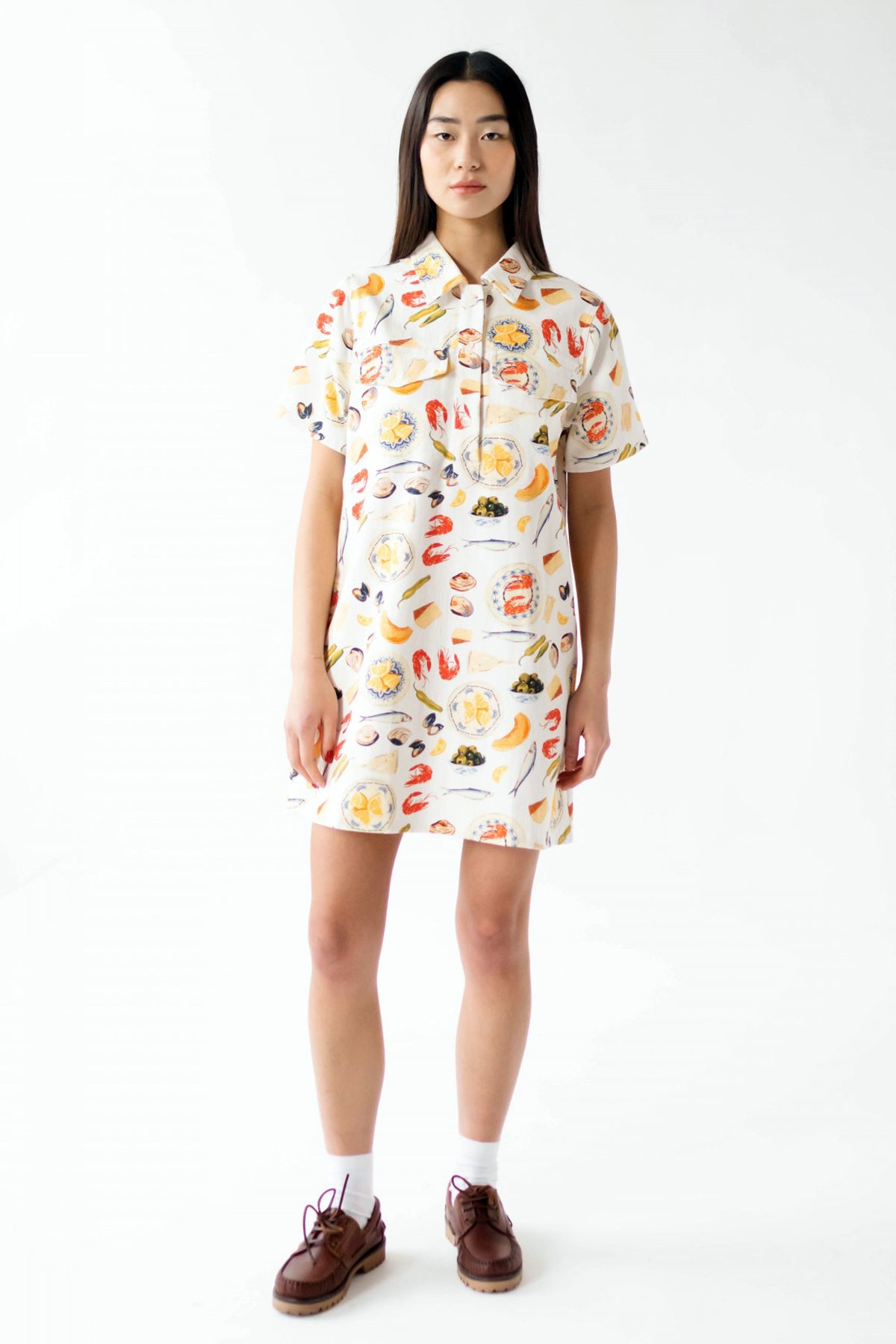 THE SEASIDE FEAST MINI DRESS  - VIA CURATED BY | Only €76 | NOW AVAILABLE TO SHOP at IAMINHATELOVE