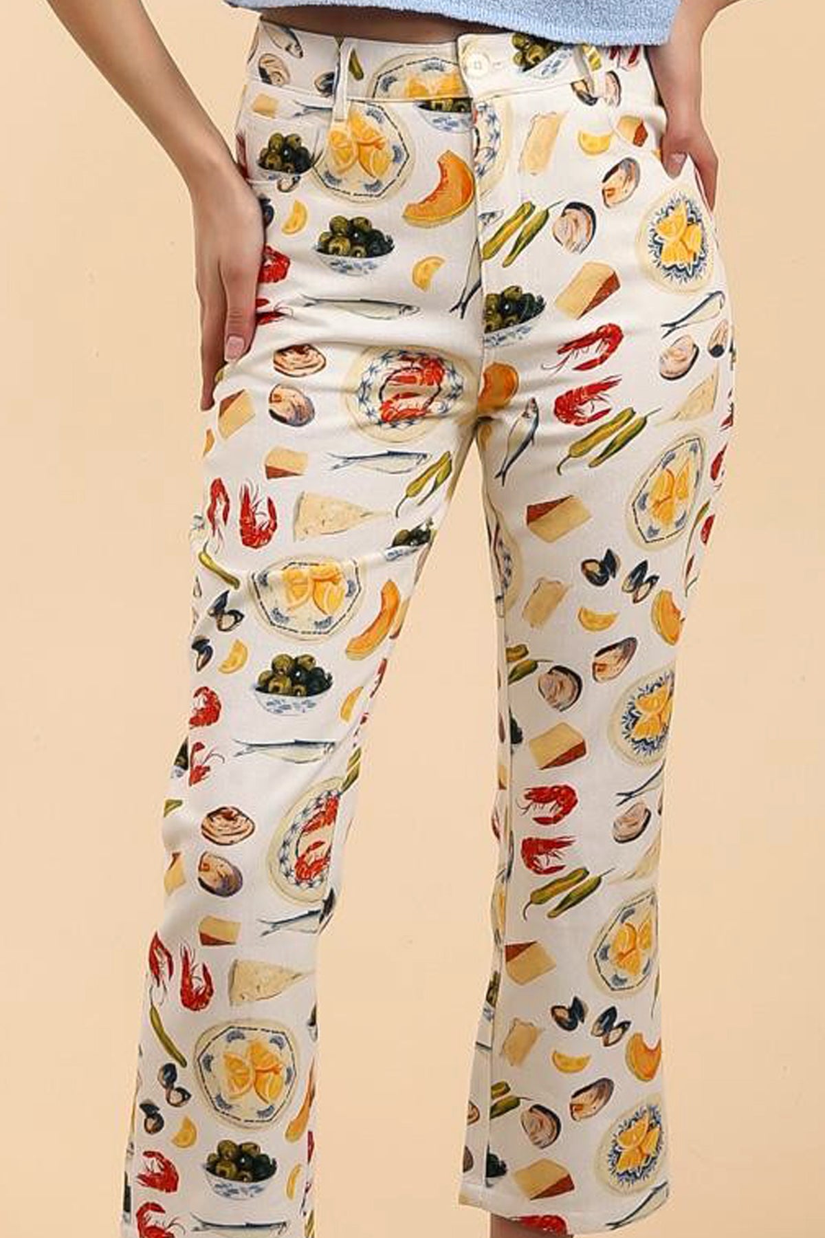 THE SEASIDE FEAST CAPRI PANTS  - VIA CURATED BY | Only €73 | NOW AVAILABLE TO SHOP at IAMINHATELOVE