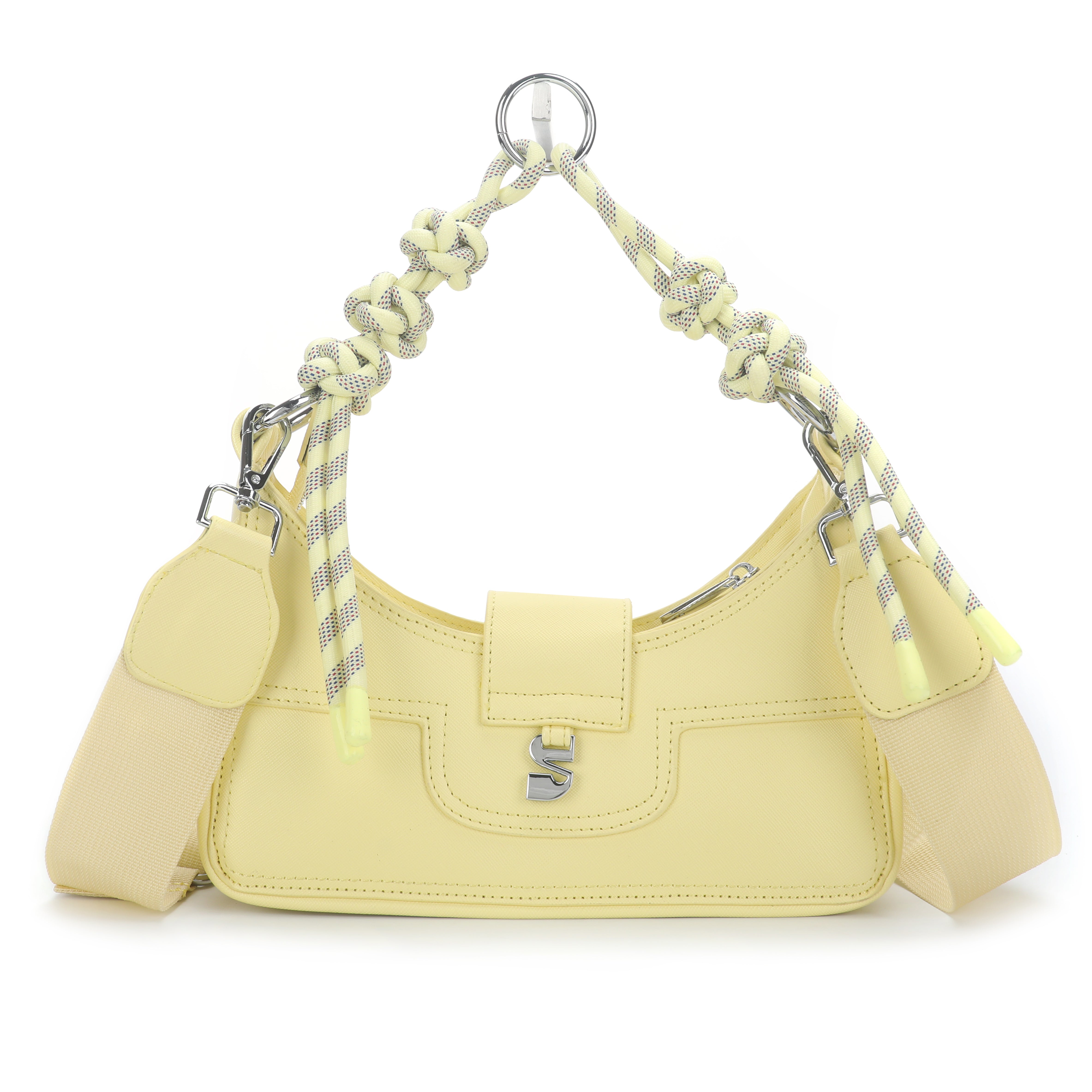 THE RECYCLED ALBA SHOULDER BAG - LIGHT YELLOW - EXCLUSIVE Bags from SILFEN STUDIO - Just €79.99! SHOP NOW AT IAMINHATELOVE BOTH IN STORE FOR CYPRUS AND ONLINE WORLDWIDE @ IAMINHATELOVE.COM
