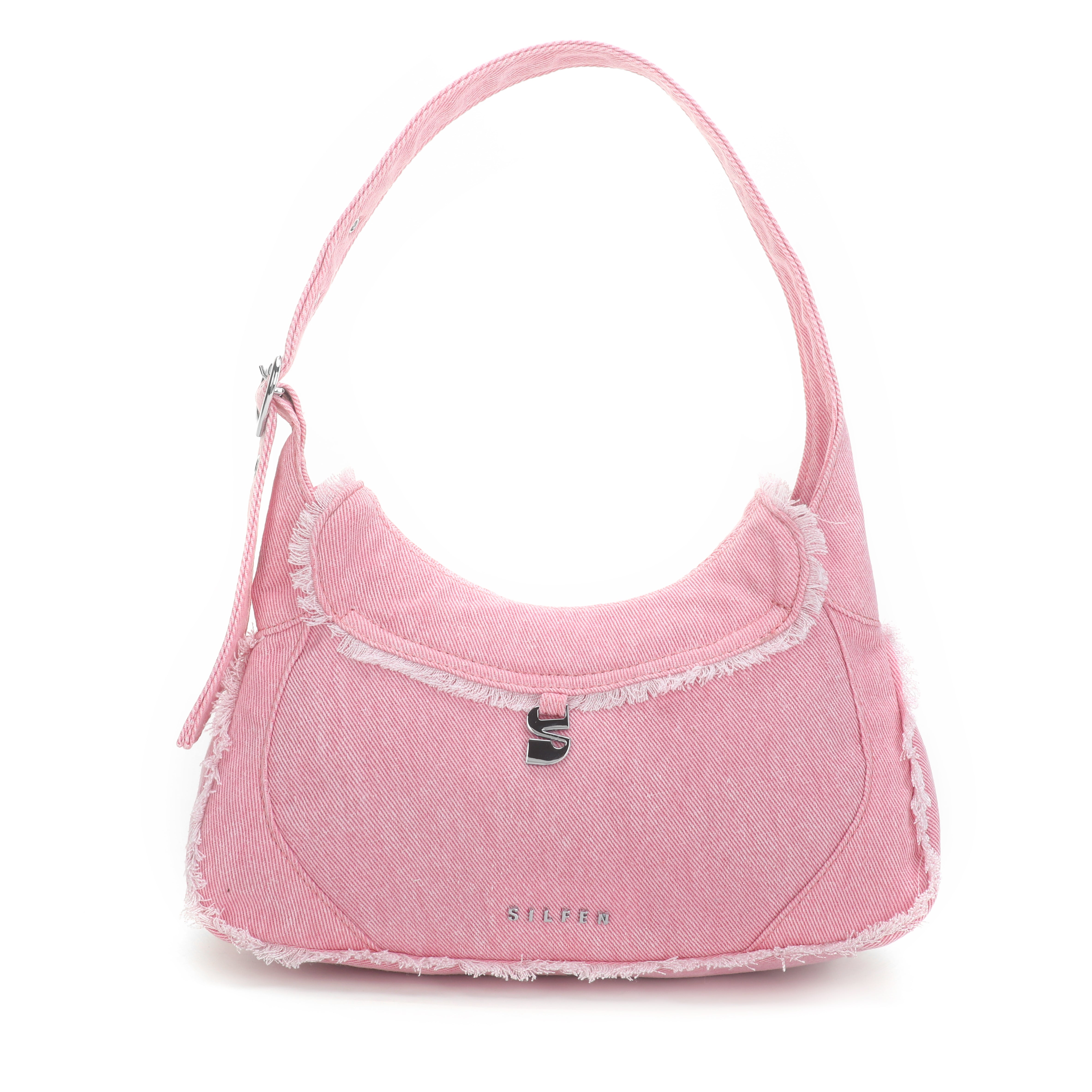 THE RECYCLED THEA SHOULDER BAG - PINK DENIM - EXCLUSIVE Bags from SILFEN - Just €79.99! SHOP NOW AT IAMINHATELOVE BOTH IN STORE FOR CYPRUS AND ONLINE WORLDWIDE @ IAMINHATELOVE.COM