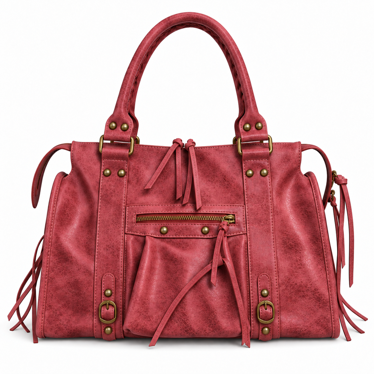 THE ROXY CITY LEATHER BAG - MUTED ROSE  - VIA CURATED BY | Only €135 | NOW AVAILABLE TO SHOP at IAMINHATELOVE 