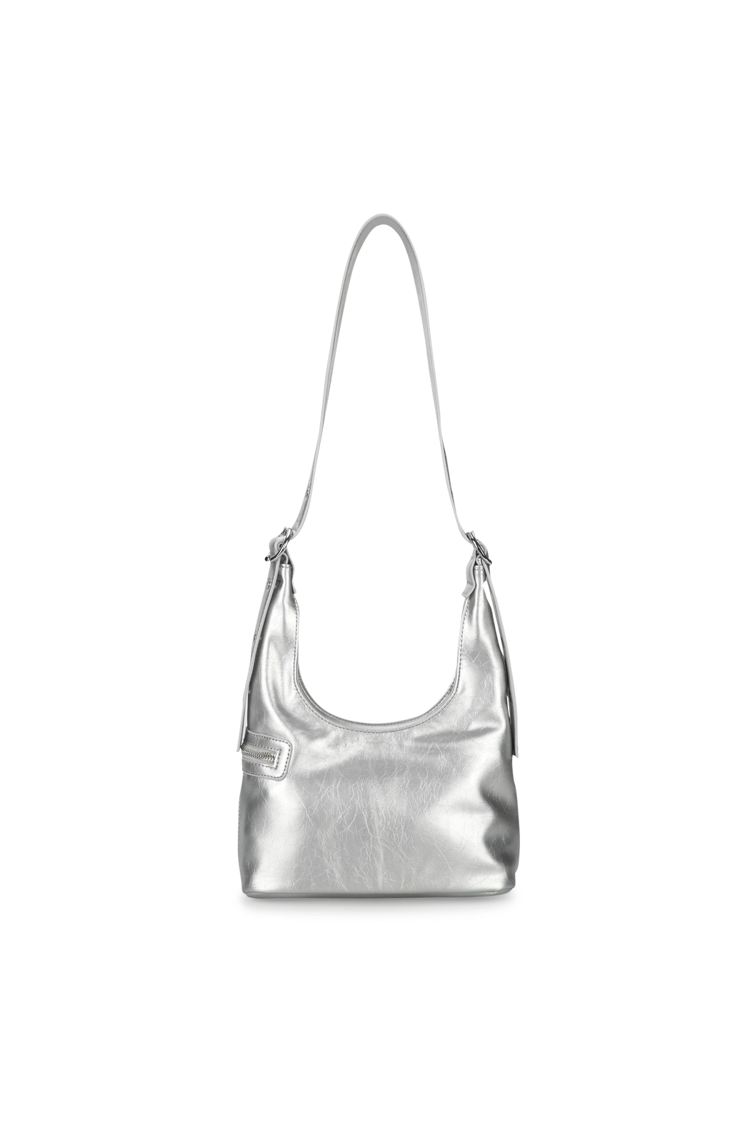THE LOTTA SHOULDER BAG IN VEGAN LEATHER / SILVER  - VIA SILFEN | Only €72 | NOW AVAILABLE TO SHOP at IAMINHATELOVE