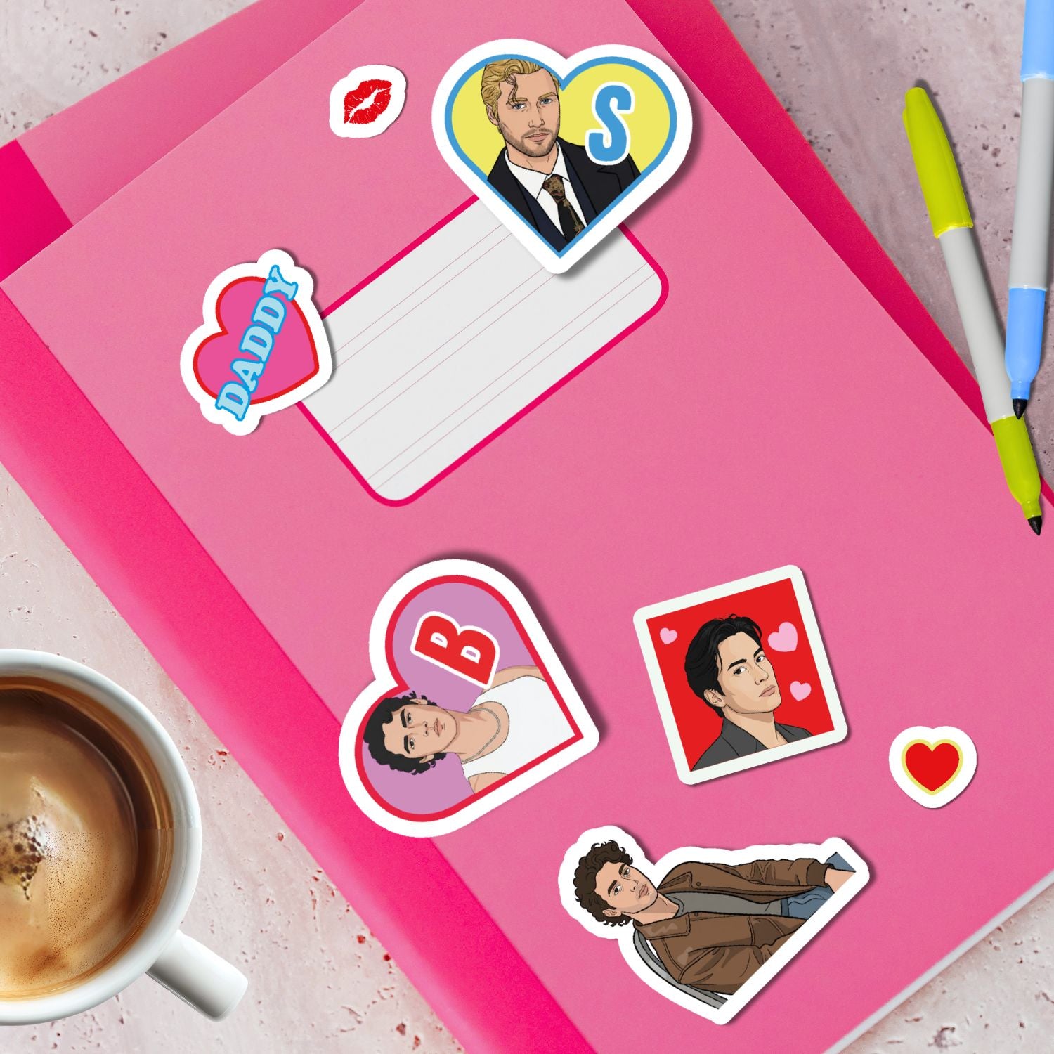 THE HOCKEY HUNKS! STICKER SHEET  - VIA IAMINHATELOVE | Only €6 | NOW AVAILABLE TO SHOP at IAMINHATELOVE 