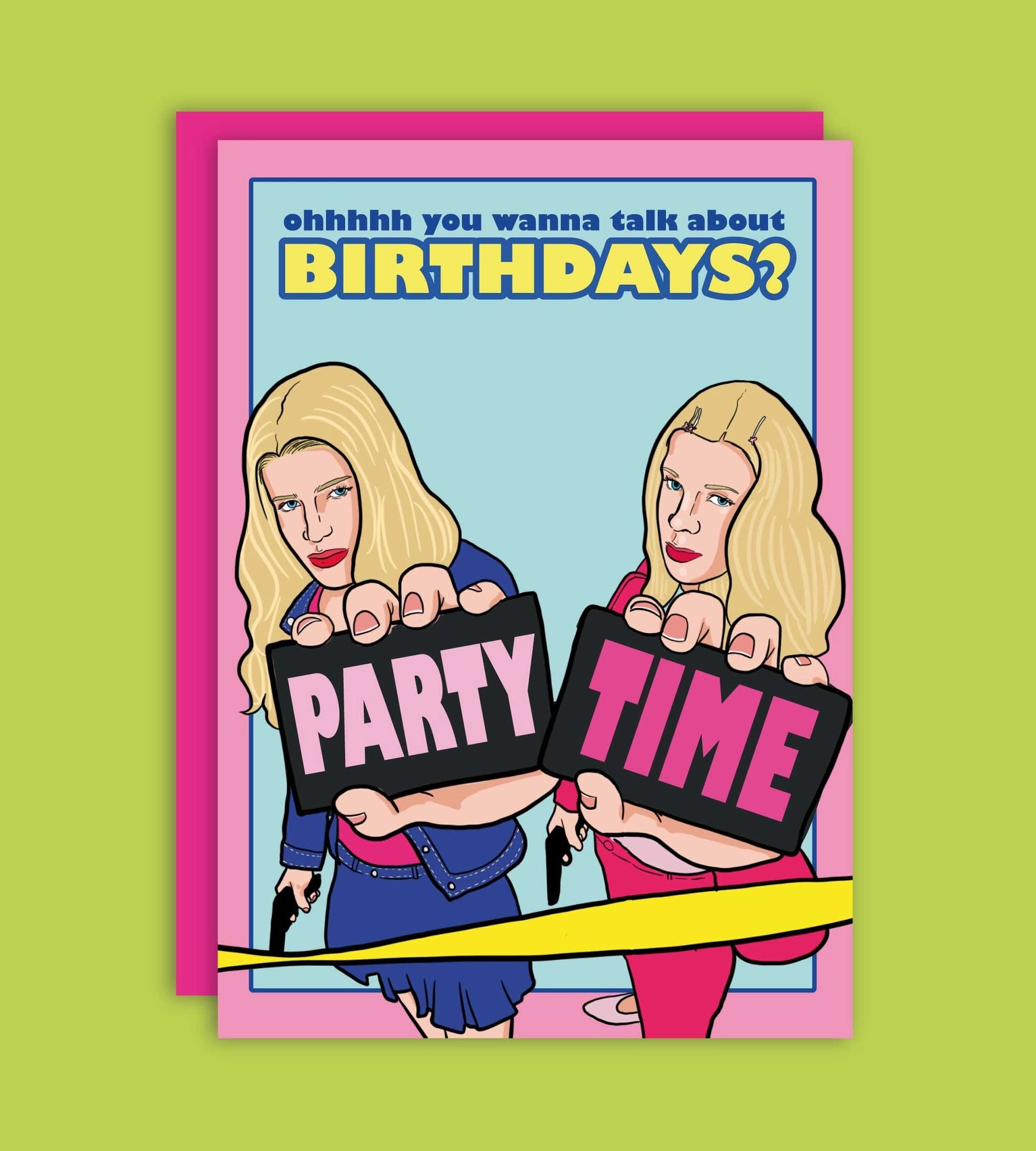 THE WHITE CHICKS 4EVER! GREETING CARD  - VIA IAMINHATELOVE | Only €4 | NOW AVAILABLE TO SHOP at IAMINHATELOVE 