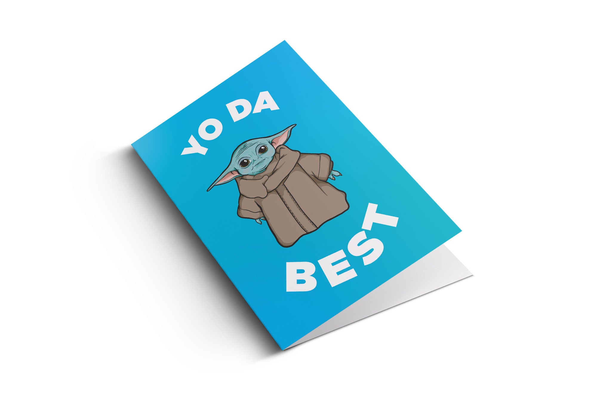 THE YO - DA BEST! GREETING CARD  - VIA IAMINHATELOVE | Only €4 | NOW AVAILABLE TO SHOP at IAMINHATELOVE 