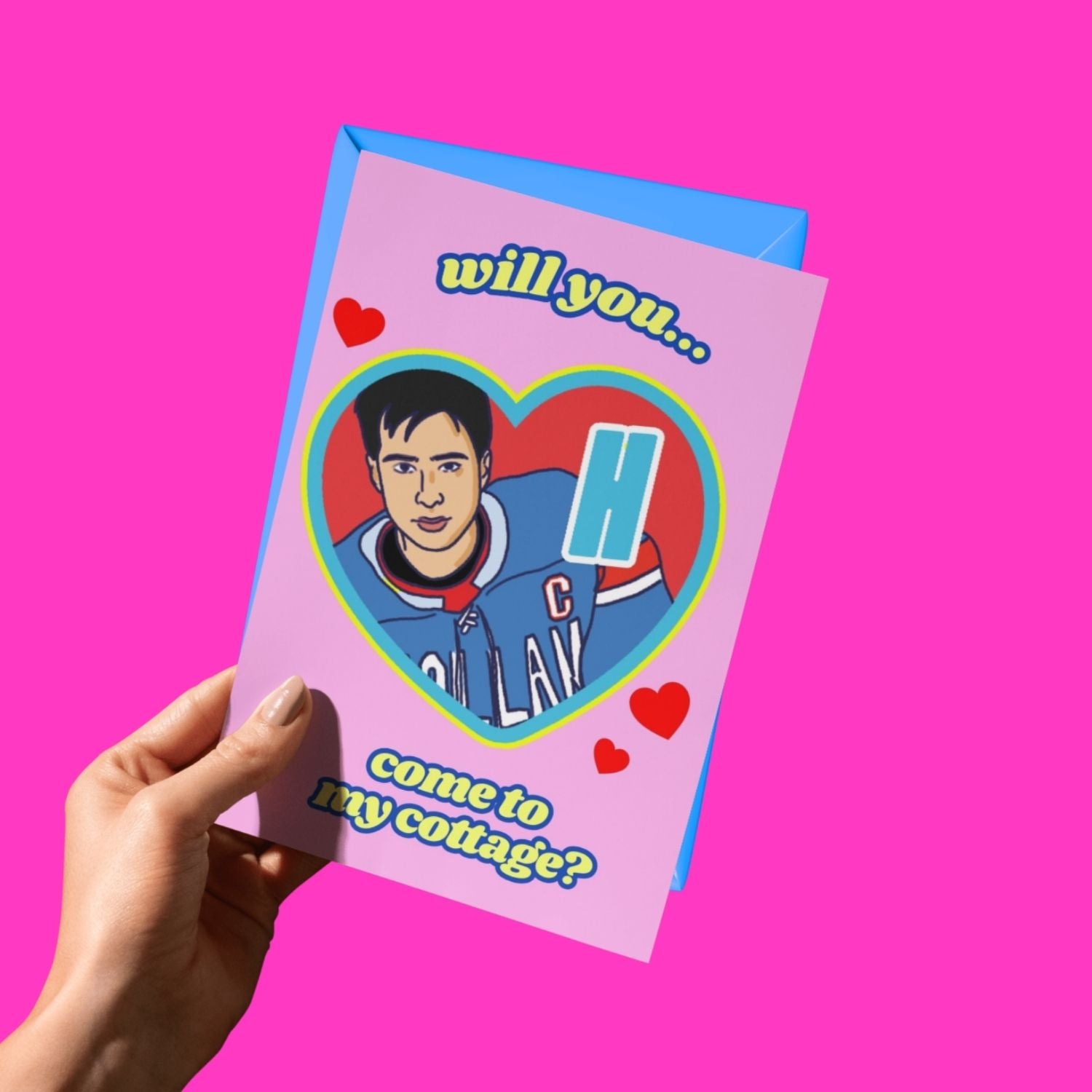 THE SHANE HOLLANDER <3 GREETING CARD  - VIA IAMINHATELOVE | Only €4 | NOW AVAILABLE TO SHOP at IAMINHATELOVE 