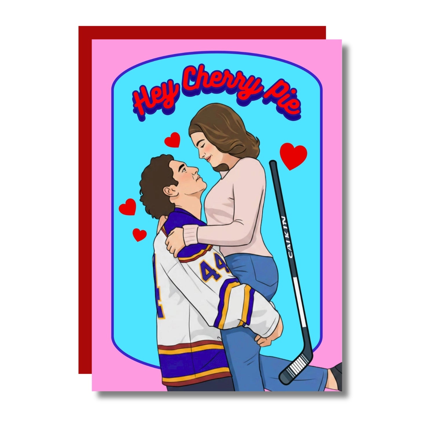 THE HEY CHERRY PIE <3 GREETING CARD  - VIA IAMINHATELOVE | Only €4 | NOW AVAILABLE TO SHOP at IAMINHATELOVE 