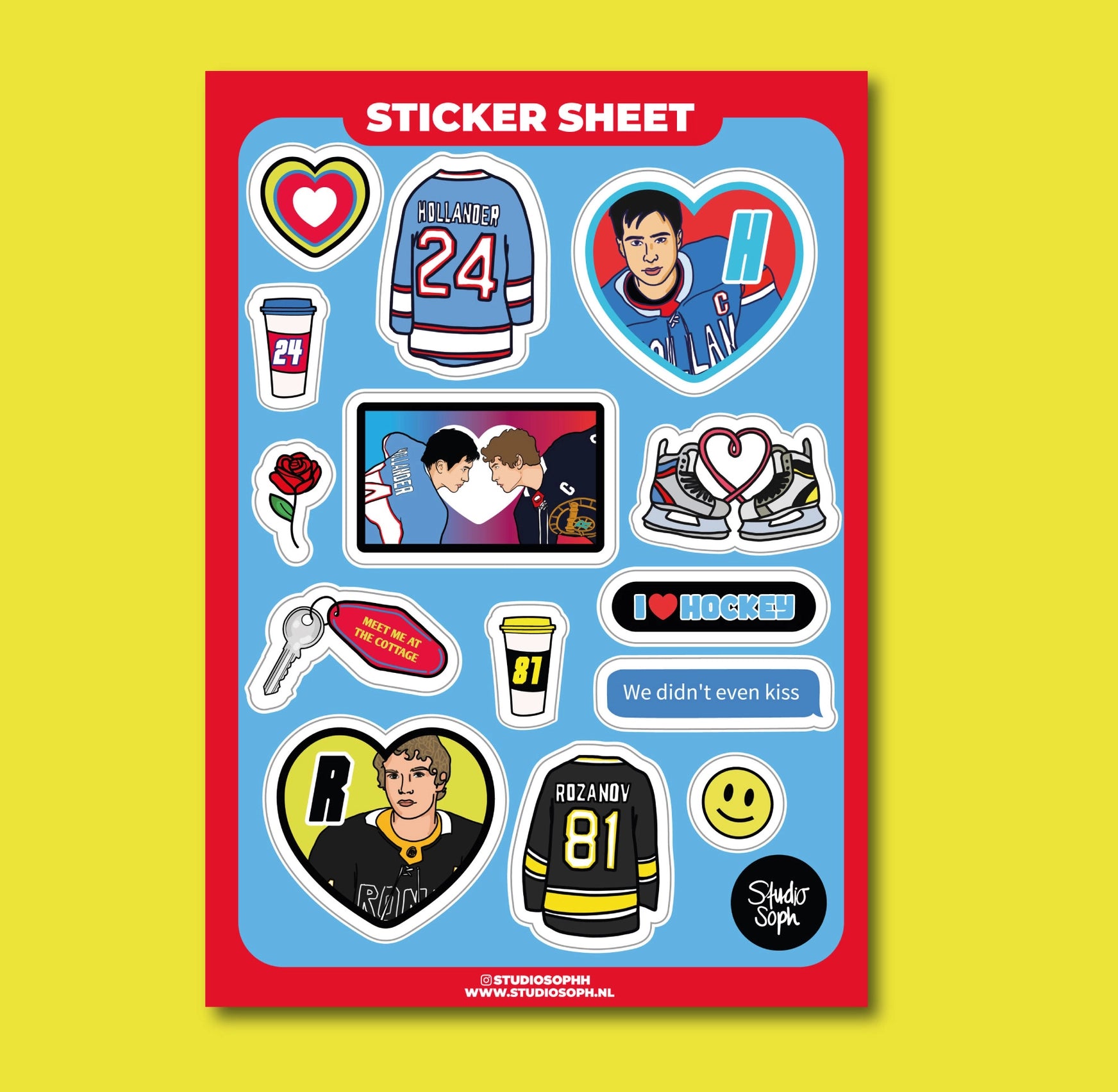 THE SHANE + ILYA 4EVER! STICKER SHEET  - VIA IAMINHATELOVE | Only €6 | NOW AVAILABLE TO SHOP at IAMINHATELOVE 