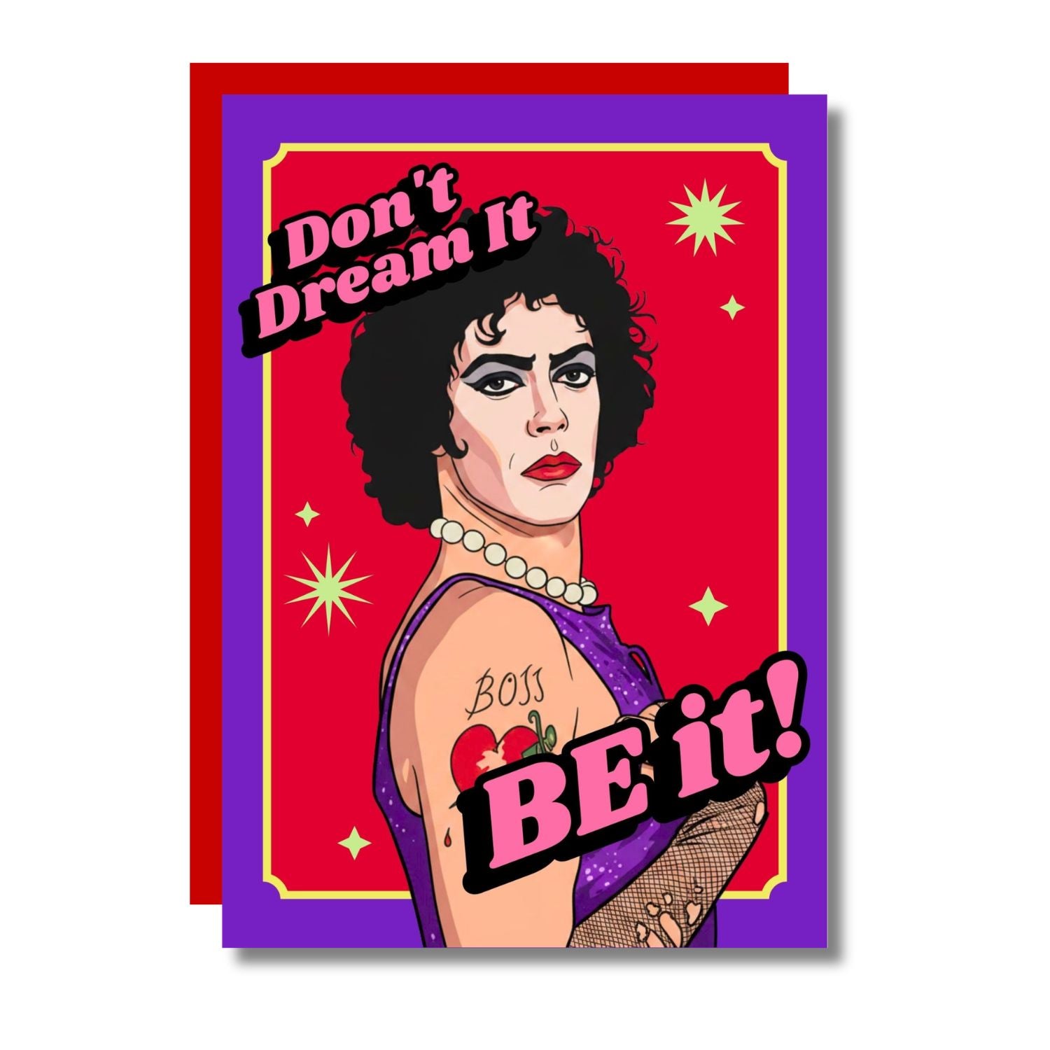 THE DON'T DREAM IT, BE IT! GREETING CARD  - VIA IAMINHATELOVE | Only €4 | NOW AVAILABLE TO SHOP at IAMINHATELOVE 