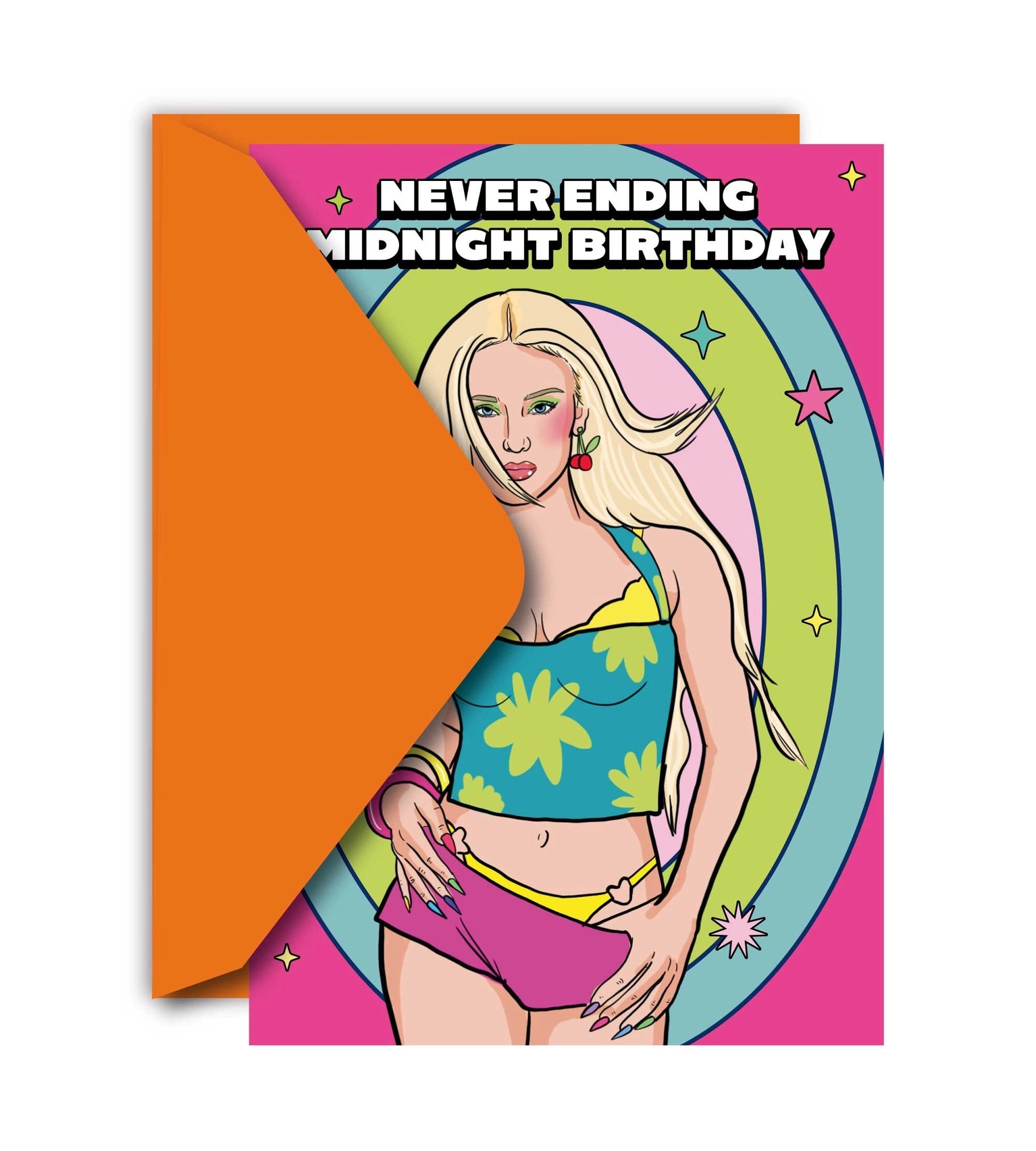 THE NEVERENDING MIDNIGHT BDAY! GREETING CARD  - VIA IAMINHATELOVE | Only €4 | NOW AVAILABLE TO SHOP at IAMINHATELOVE 