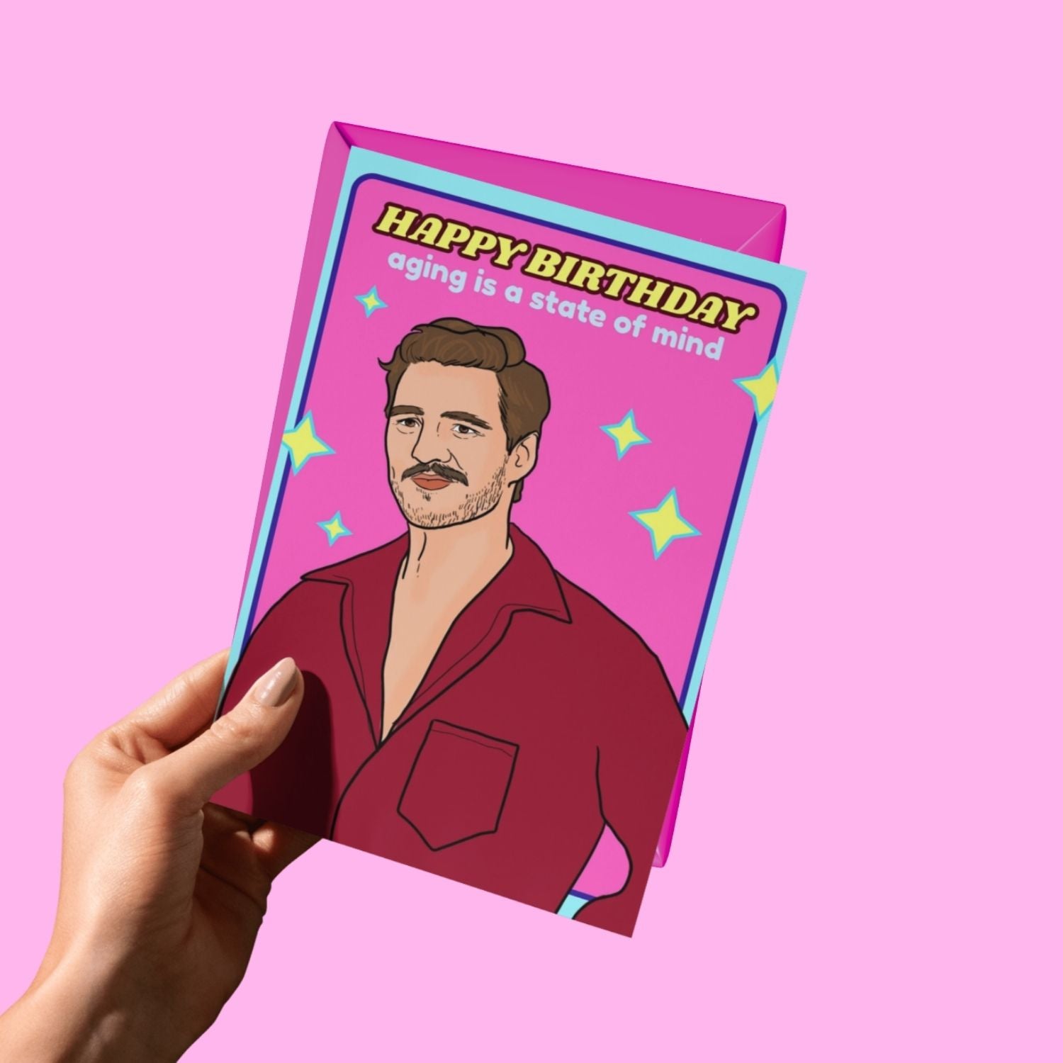 THE HAPPY BDAY, PEDRO 4EVER <3 GREETING CARD  - VIA IAMINHATELOVE | Only €4 | NOW AVAILABLE TO SHOP at IAMINHATELOVE 