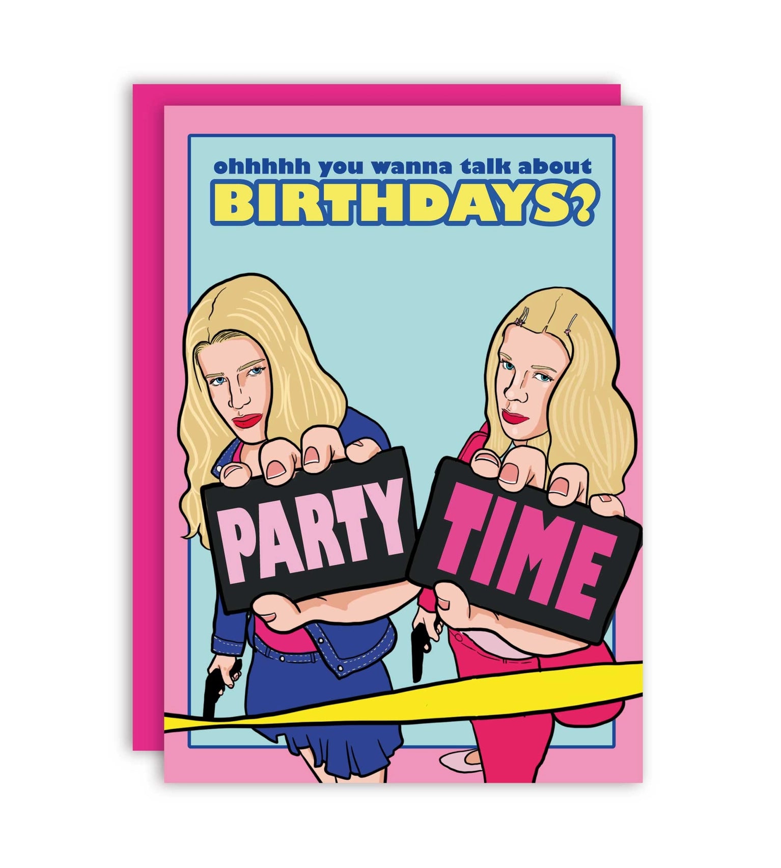 THE WHITE CHICKS 4EVER! GREETING CARD  - VIA IAMINHATELOVE | Only €4 | NOW AVAILABLE TO SHOP at IAMINHATELOVE 
