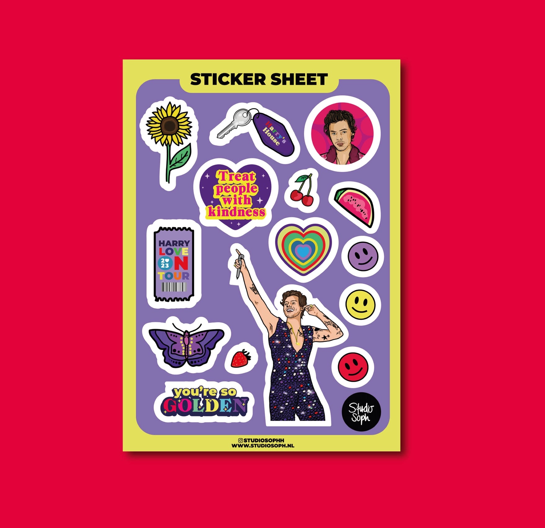 THE HARRY TO MY STYLES! STICKER SHEET  - VIA IAMINHATELOVE | Only €6 | NOW AVAILABLE TO SHOP at IAMINHATELOVE 