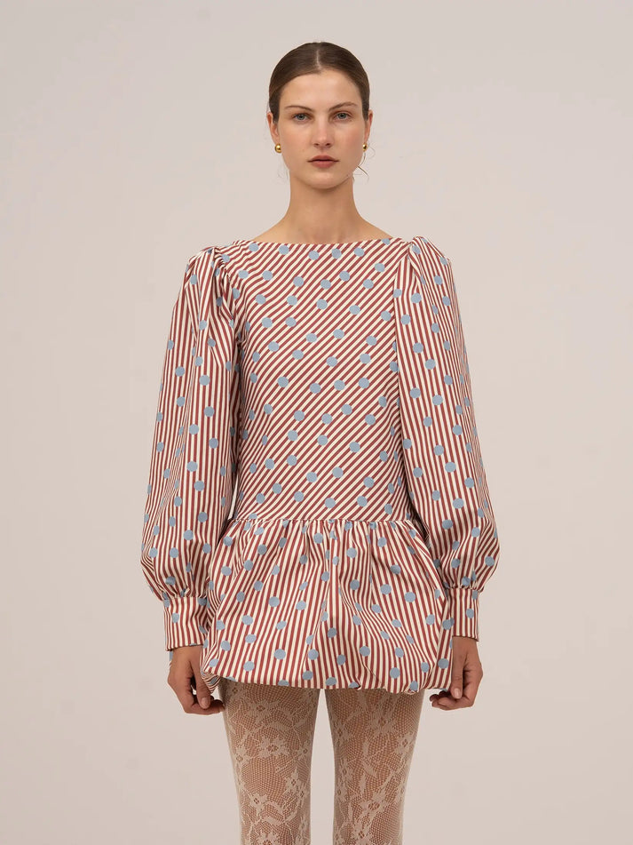 THE DOLL RED STRIPED MINI DRESS  - VIA CARMEN SAYS | Only €86 | NOW AVAILABLE TO SHOP at IAMINHATELOVE 