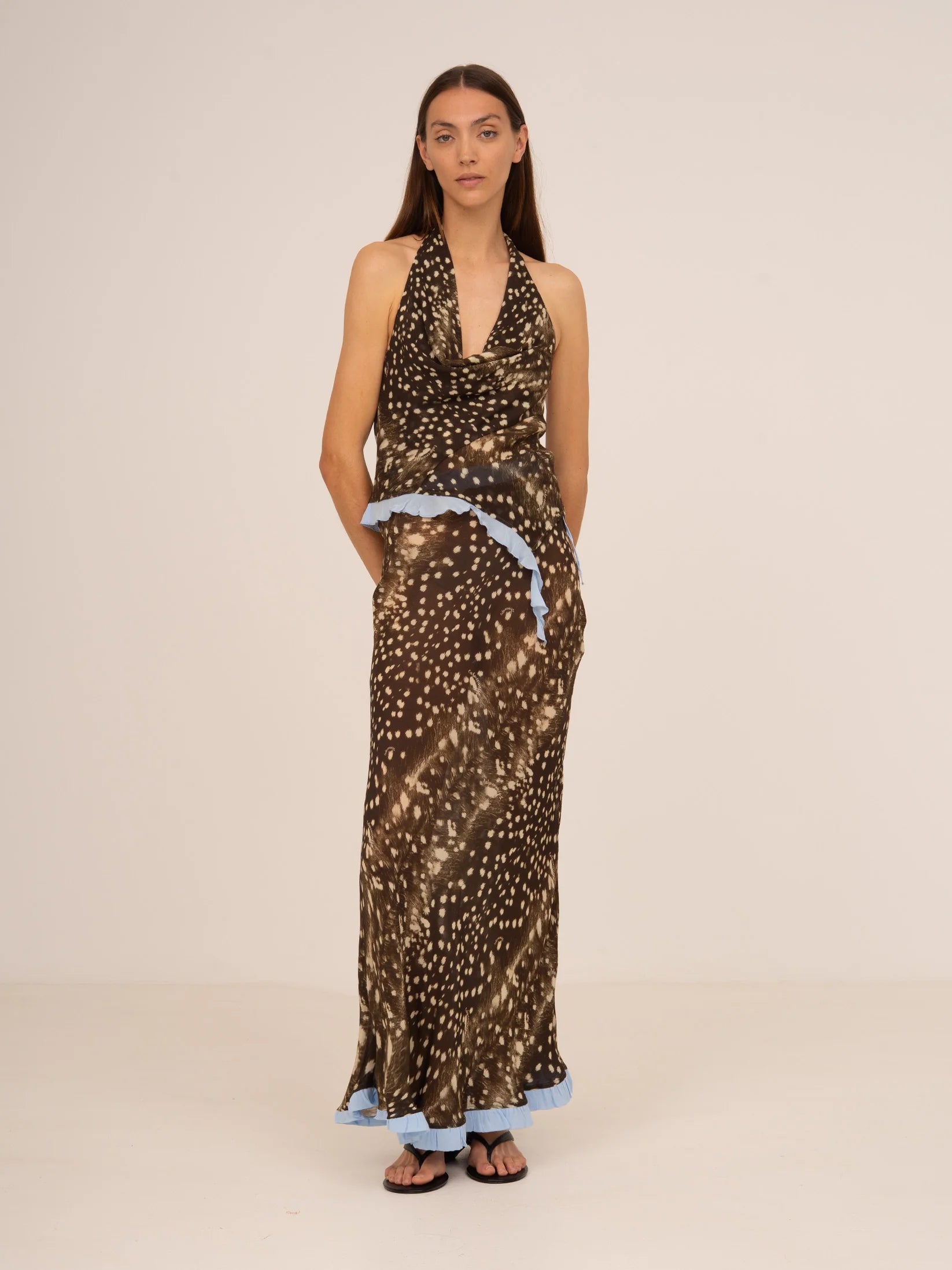 THE ICE NOIR ANIMAL PRINT TOP  - VIA CARMEN SAYS | Only €79 | NOW AVAILABLE TO SHOP at IAMINHATELOVE 