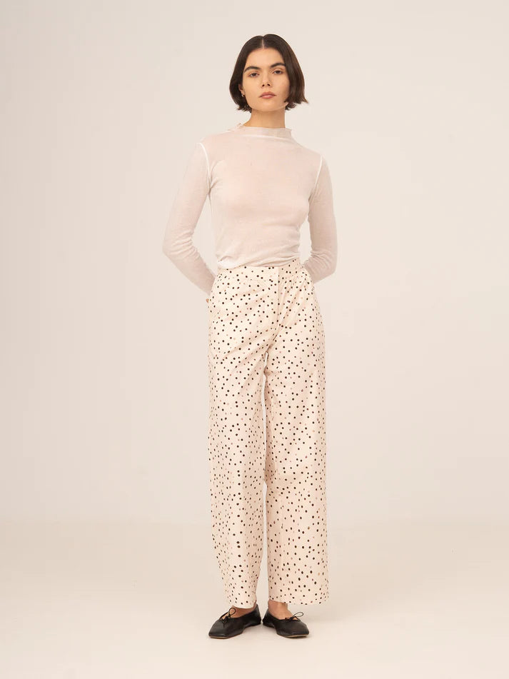 THE CREAM POLKA DOT FUJI PANTS  - VIA CARMEN SAYS | Only €73 | NOW AVAILABLE TO SHOP at IAMINHATELOVE 