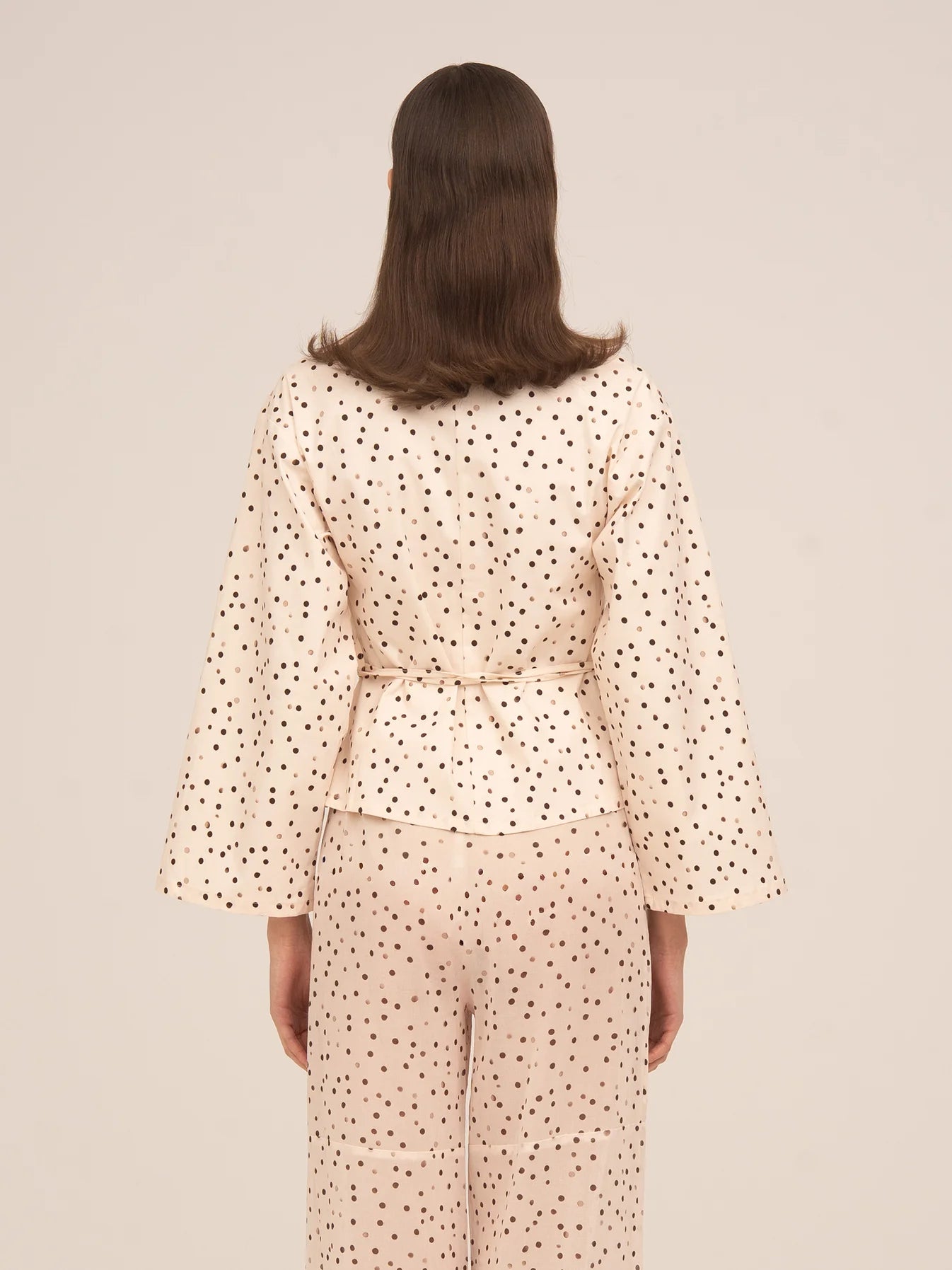 THE CREAM POLKA DOT FUJI JACKET  - VIA CARMEN SAYS | Only €84 | NOW AVAILABLE TO SHOP at IAMINHATELOVE 