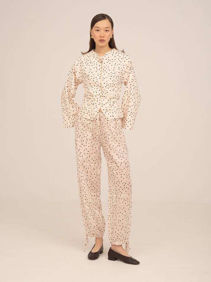 THE CREAM POLKA DOT FUJI JACKET  - VIA CARMEN SAYS | Only €84 | NOW AVAILABLE TO SHOP at IAMINHATELOVE 