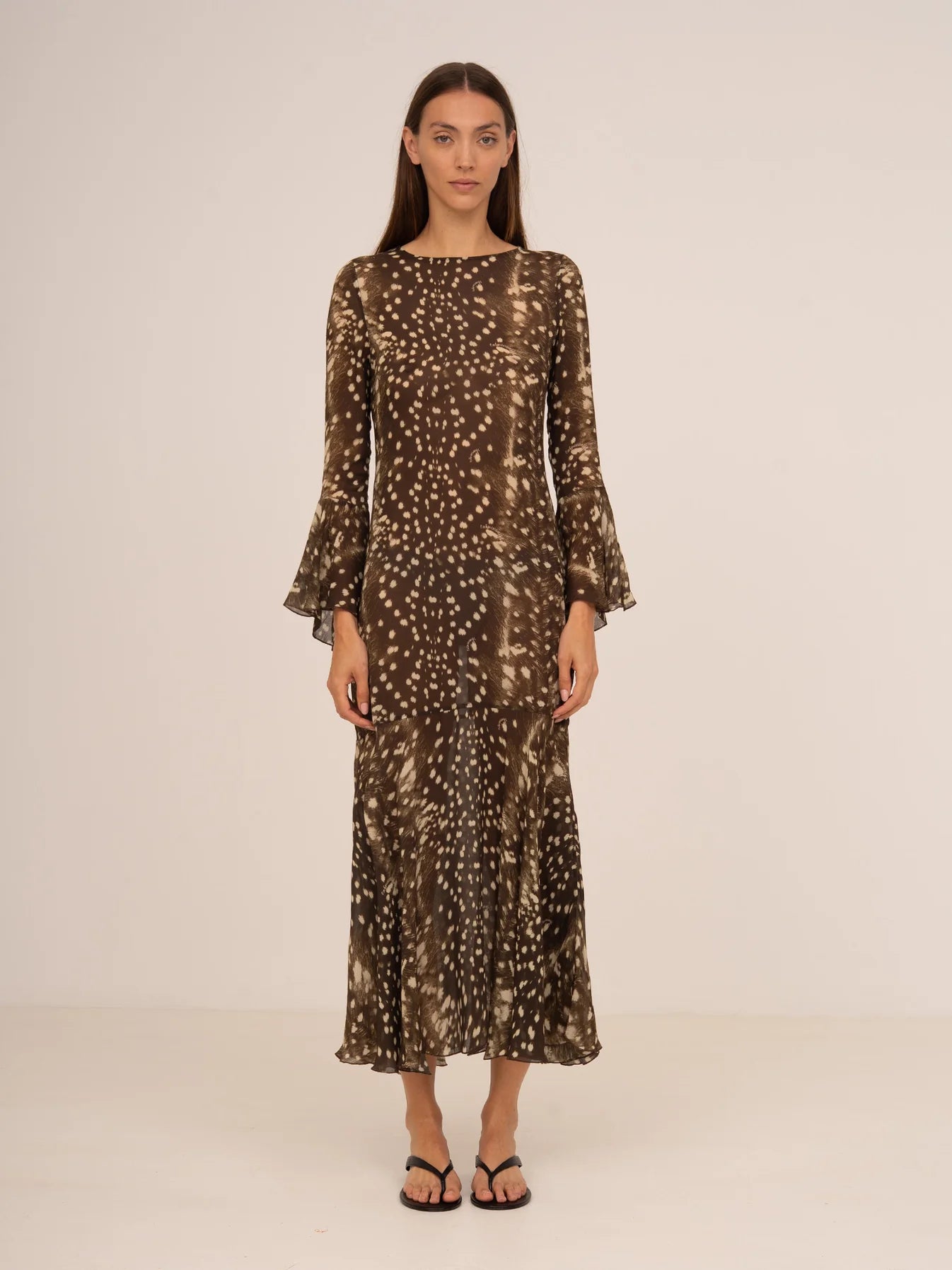 THE BAMBI NOIR JESTER ANIMAL PRINT DRESS  - VIA CARMEN SAYS | Only €95 | NOW AVAILABLE TO SHOP at IAMINHATELOVE 