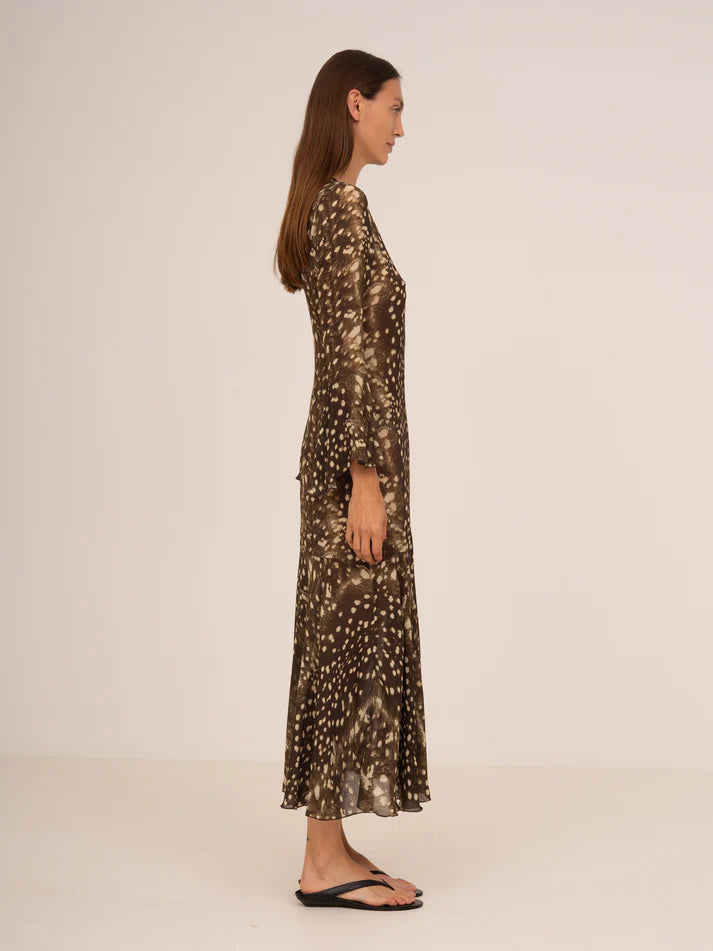 THE BAMBI NOIR JESTER ANIMAL PRINT DRESS  - VIA CARMEN SAYS | Only €95 | NOW AVAILABLE TO SHOP at IAMINHATELOVE 