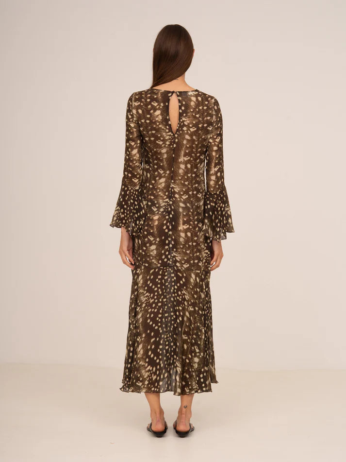THE BAMBI NOIR JESTER ANIMAL PRINT DRESS  - VIA CARMEN SAYS | Only €95 | NOW AVAILABLE TO SHOP at IAMINHATELOVE 