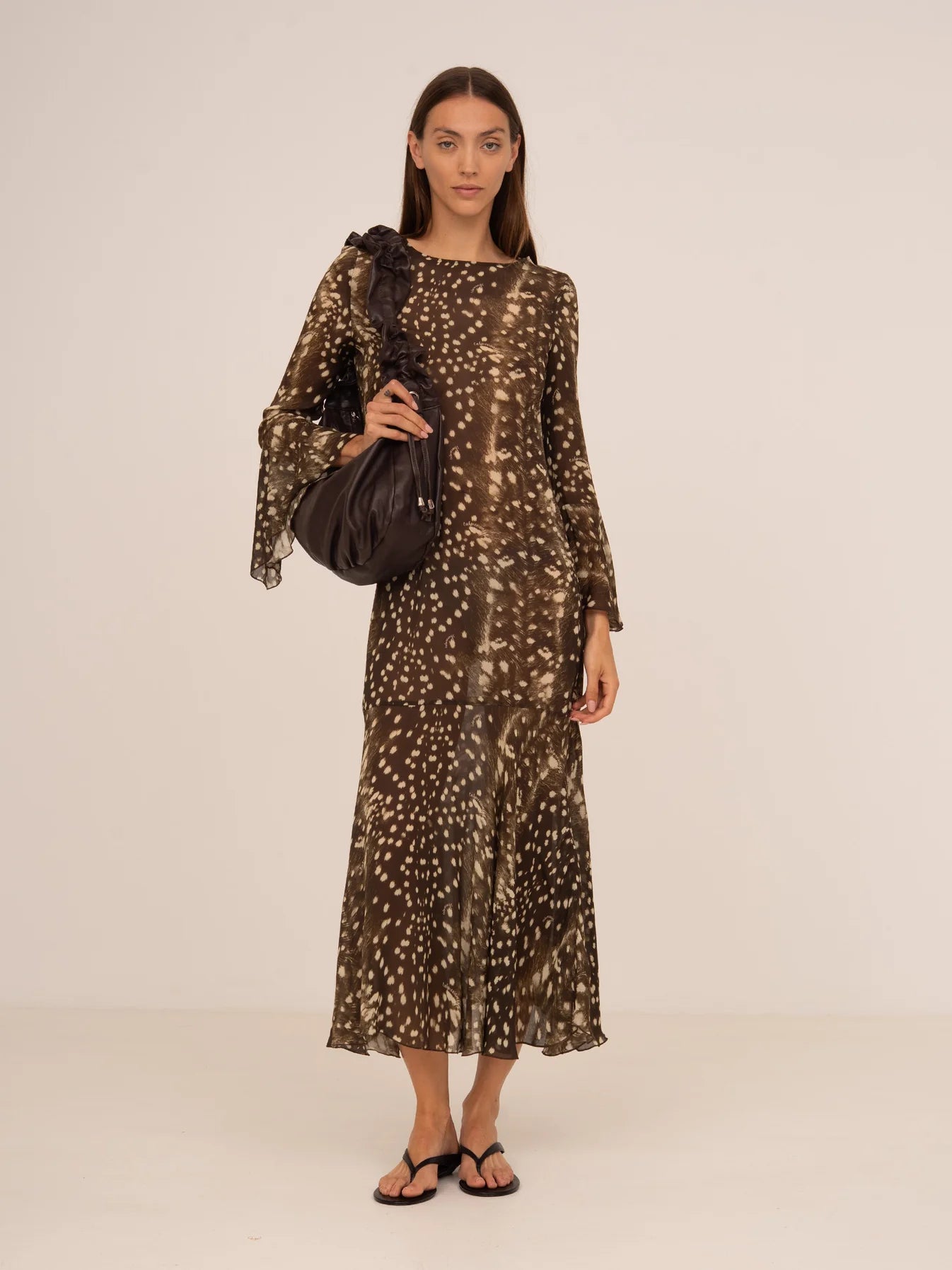 THE BAMBI NOIR JESTER ANIMAL PRINT DRESS  - VIA CARMEN SAYS | Only €95 | NOW AVAILABLE TO SHOP at IAMINHATELOVE 