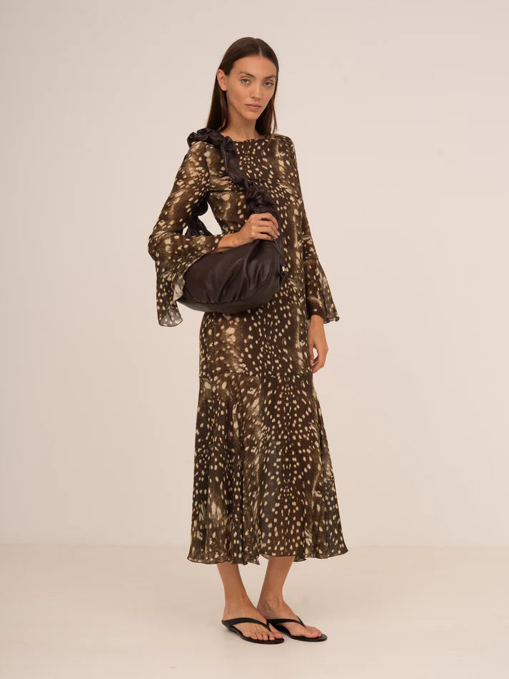 THE BAMBI NOIR JESTER ANIMAL PRINT DRESS  - VIA CARMEN SAYS | Only €95 | NOW AVAILABLE TO SHOP at IAMINHATELOVE 
